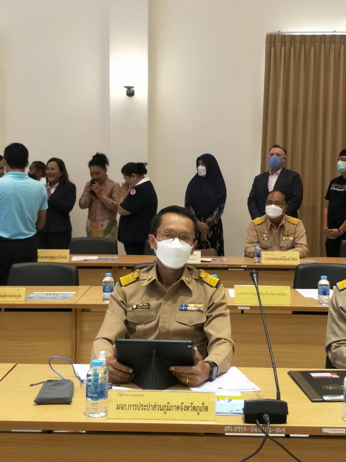 กปภ.สาขาภูเก็ต เข้าร่วมประชุมคณะกรมการจังหวัด หัวหน้าส่วนราชการ และหน่วยงานที่เกี่ยวข้อง จังหวัดภูเก็ต ครั้งที่ 10/2565