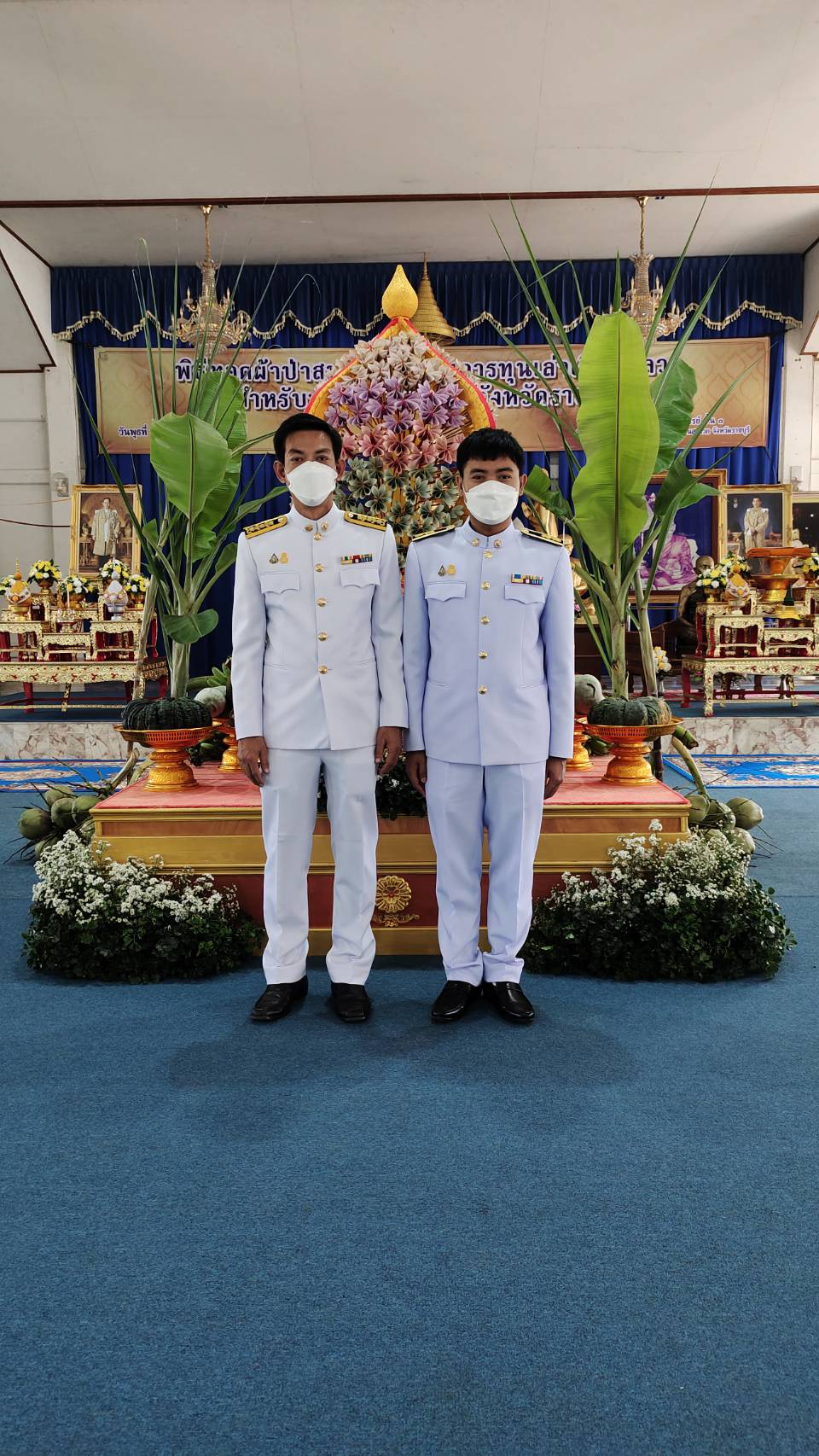 กปภ.สาขาราชบุรี ร่วมพิธีทอดผ้าป่าสมทบทุนโครงการทุนเล่าเรียนหลวงสำหรับพระสงฆ์ไทยของจังหวัดราชบุรี
