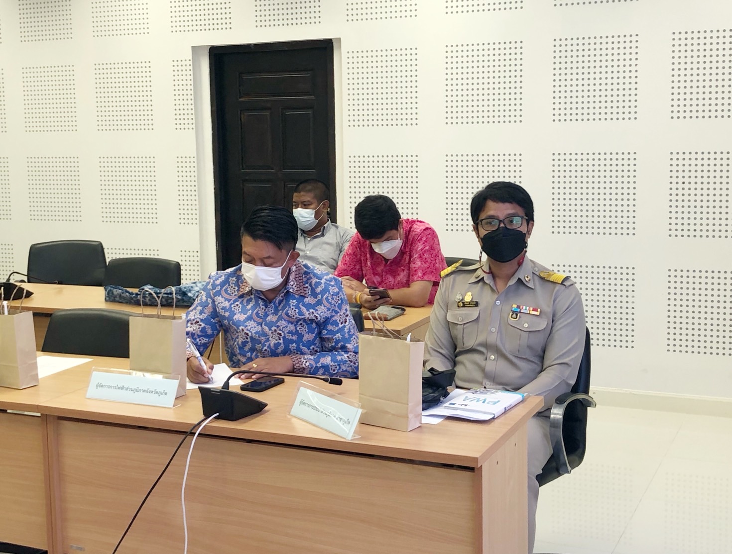 กปภ.สาขาภูเก็ต เข้าร่วมประชุมขับเคลื่อนและติดตามนโยบายของรัฐบาล และภารกิจสำคัญของกระทรวงมหาดไทยประจำปีงบประมาณ พ.ศ. 2566 (เดือนพฤศจิกายน 2565)
