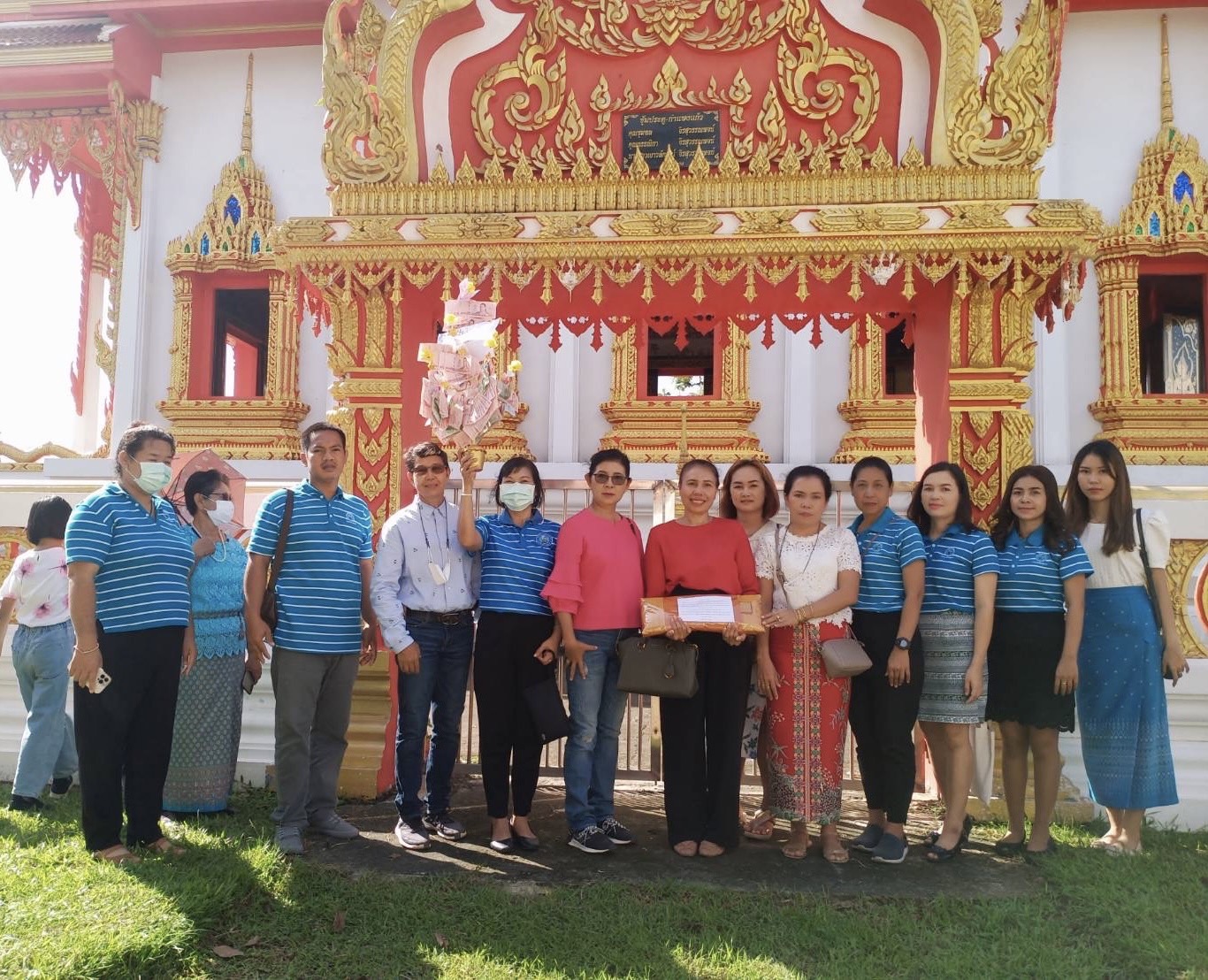 การประปาส่วนภูมิภาคสาขาคลองท่อม ร่วมเป็นเจ้าภาพทอดกฐินสามัคคีเพื่อสร้างพระธาตุวัดคลองท่อม ณ วัดคลองท่อม ต.คลองท่อมใต้ อ.คลองท่อม จ.กระบี่