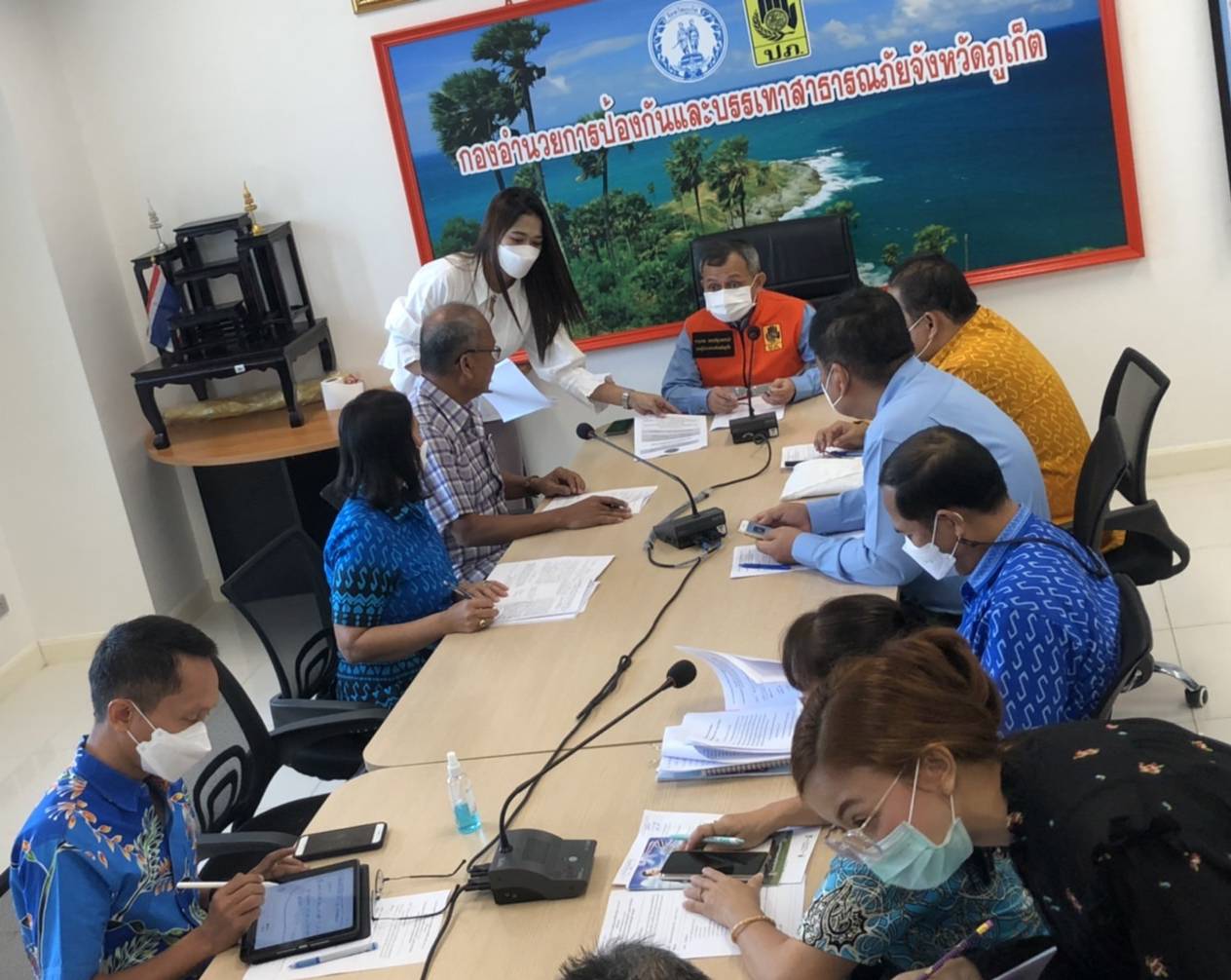 กปภ.สาขาภูเก็ต เข้าร่วมประชุมสรุปความเสียหายจากอุทกภัย