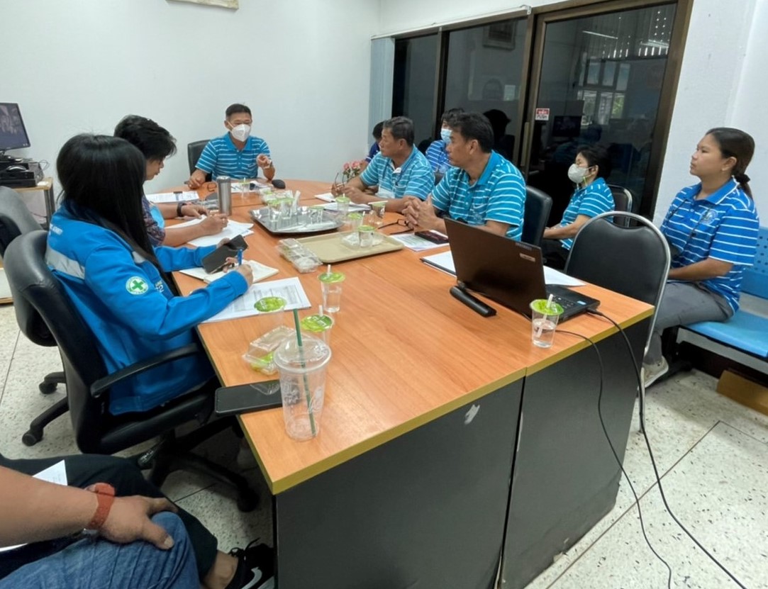 กปภ.สาขาขลุง จัดกิจกรรมสนทนายามเช้า (Mornig talk) ครั้งที่ 2/2566