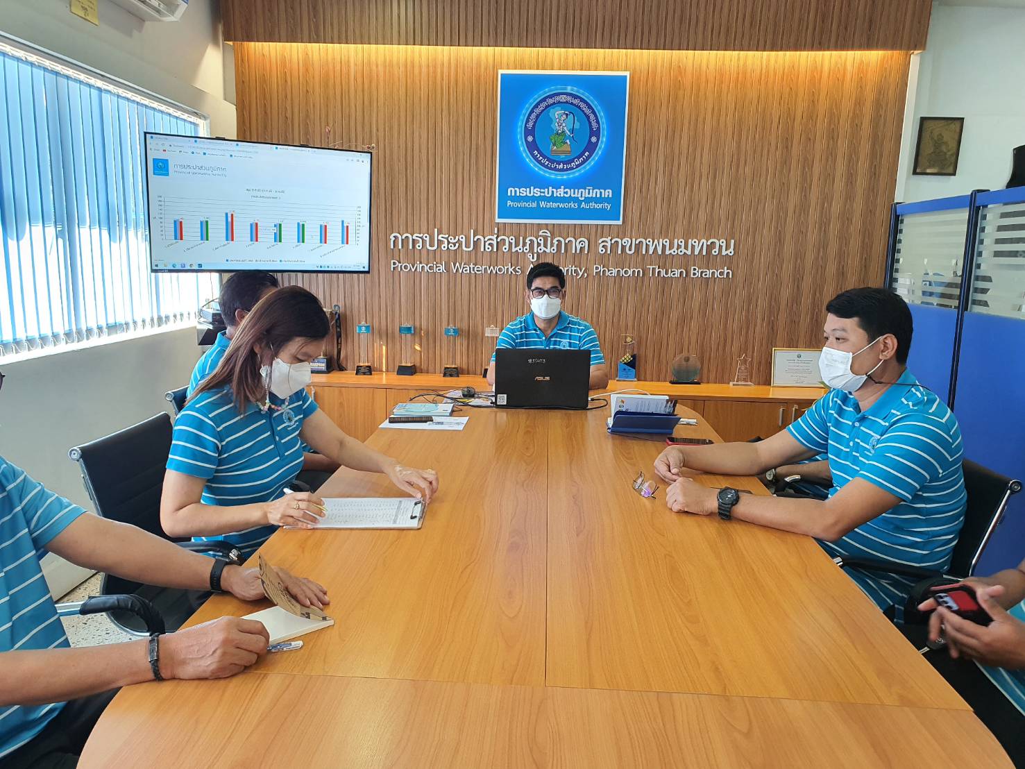 กปภ.สาขาพนมทวน จัดกิจกรรม Morning Talk ครั้งที่ 2/2566