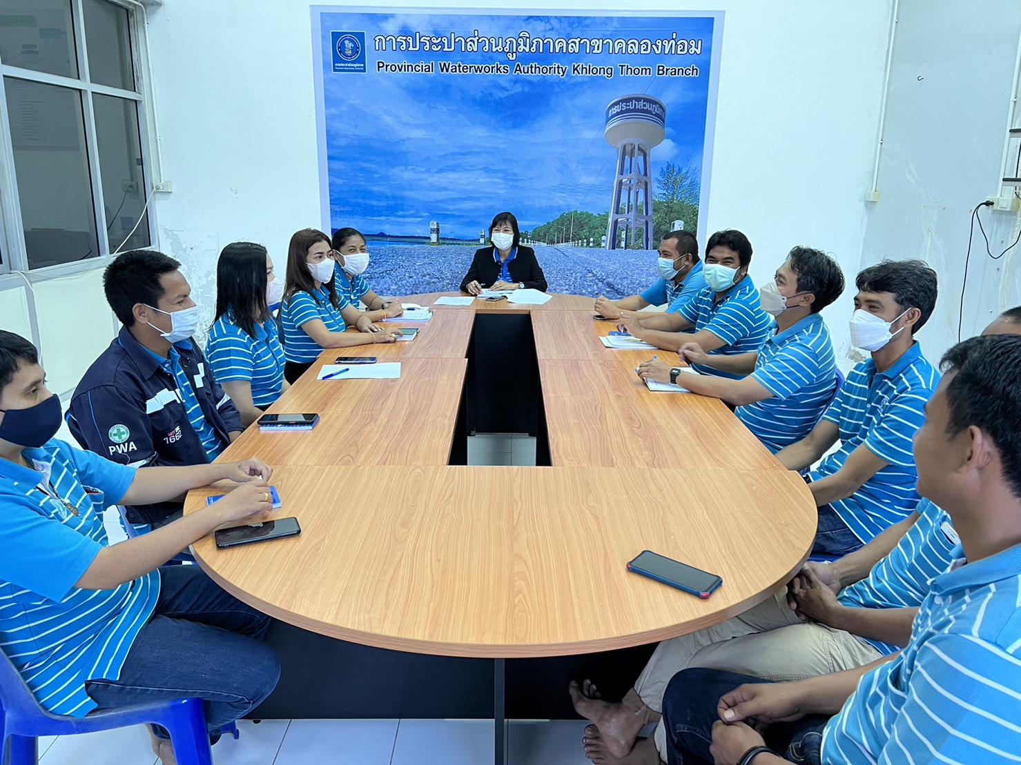 การประปาส่วนภูมิภาคสาขาคลองท่อมจัดกิจกรรม Morning Talk ครั้งที่ 2/2566