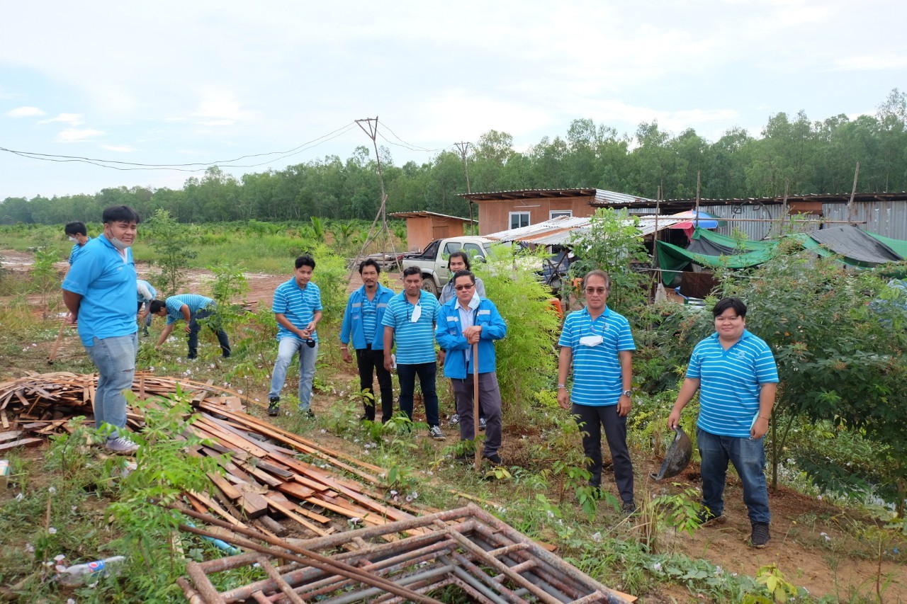 กปภ.สาขารังสิต(พ) ร่วมโครงการ โคก หนอง นา สัปปายะและรมณียสถาน สถานปฏิบัติธรรมสมเด็จพระสังฆราช (อมพรมหาเถร) ของสำนักงานทรัพยากรธรรมชาติและสิ่งแวดล้อมจังหวัดปทุมธานี