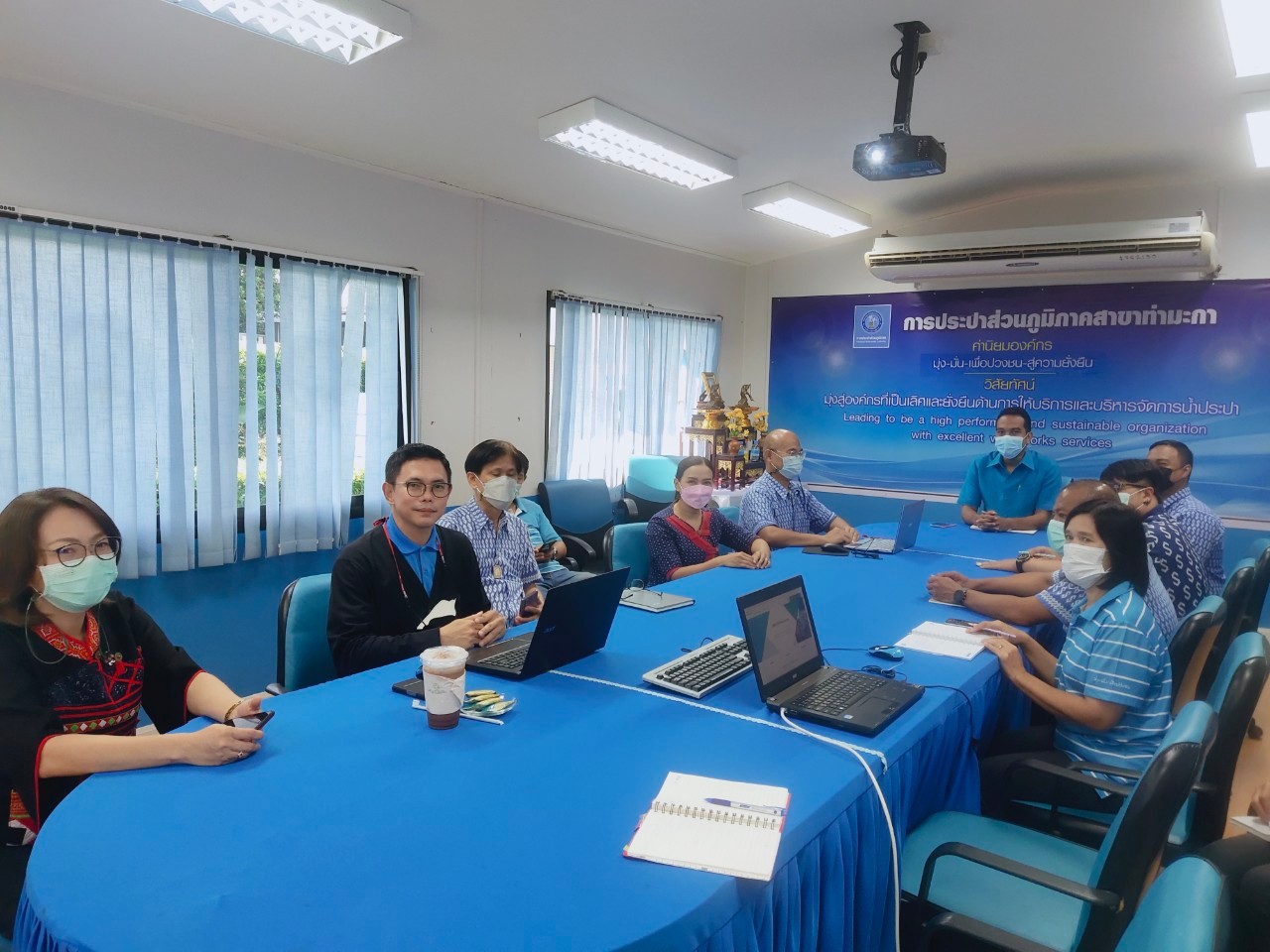 กปภ.สาขาท่ามะกา ได้จัดประชุม เรื่อง การสร้าง และใช้งาน Line OA เพื่อเป็นช่องทางสื่อสารออนไลน์อีกช่องทางหนึ่งที่สามารถเข้าถึงลูกค้าและผู้สนใจได้ทันทีทันใด เพิ่มประสิทธิภาพในการสื่อสาร