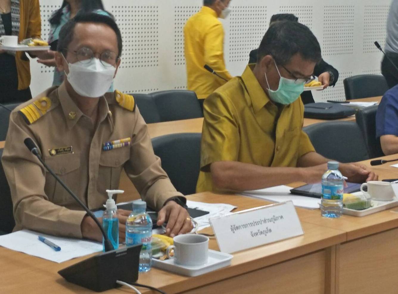 กปภ.สาขาภูเก็ต เข้าร่วมประชุมขับเคลื่อนและติดตามนโยบายรัฐบาล และภารกิจสำคัญของปลัดกระทรวงมหาดไทย ประจำปีงบประมาณ พ.ศ. 2566 (เดือนพฤศจิกายน 2565)