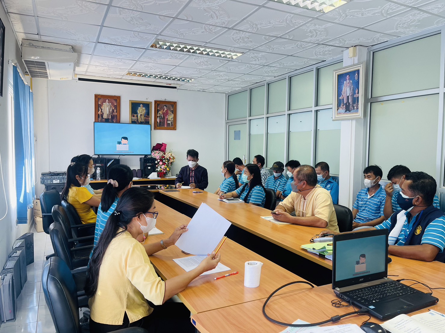 การประปาส่วนภูมิภาคสาขาแก้งคร้อ จัดกิจกรรมสนทนายามเช้า (Morning Talk) ครั้งที่ 2/2566