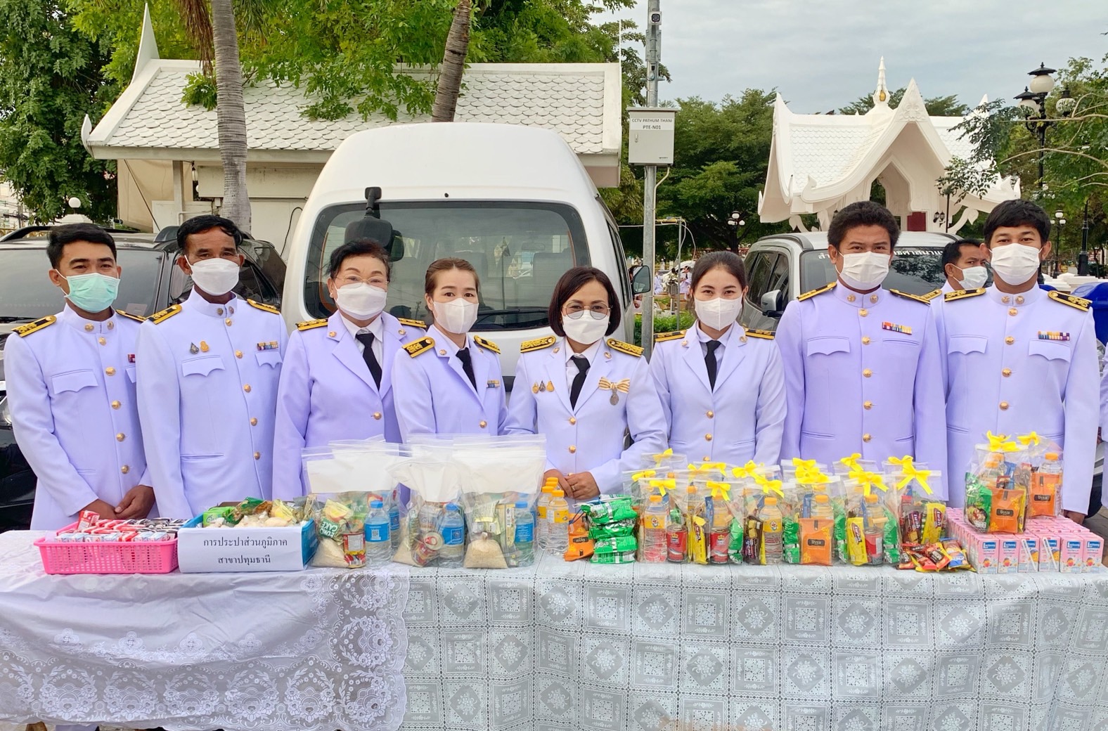 กปภ.สาขาปทุมธานี ร่วมกิจกรรมเนื่องในวันคล้ายวันพระบรมราชสมภพ พระบาทสมเด็จพระบรมชนกาธิเบศร มหาภูมิพลอดุลยเดชมหาราช บรมนาถบพิตร วันชาติ และวันพ่อแห่งชาติ 5 ธันวาคม 2565