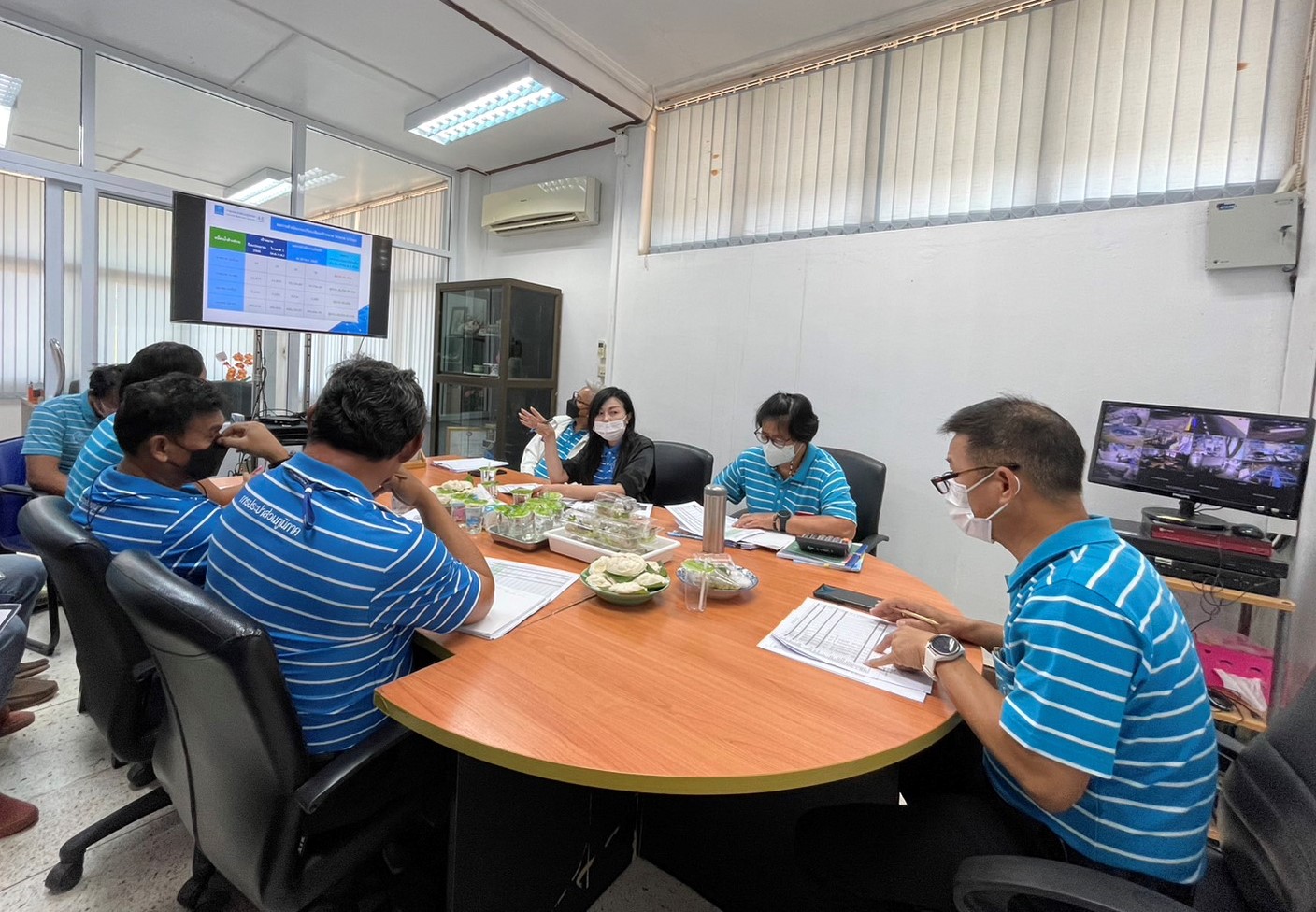 กปภ.สาขาขลุง จัดกิจกรรมสนทนายามเช้า (Mornig talk) ครั้งที่ 3/2566