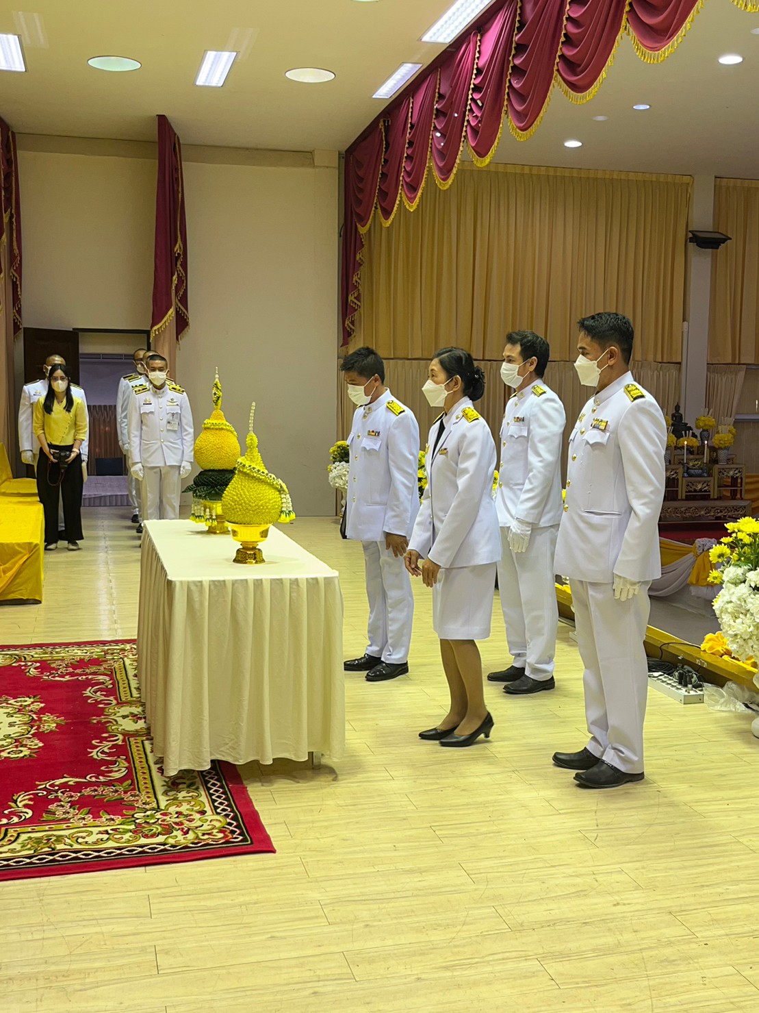 การประปาส่วนภูมิภาคสาขาสุโขทัย ร่วมกิจกรรมเนื่องในวันคล้ายวันพระบรมราชสมภพพระบาทสมเด็จพระบรมชนกาธิเบศร มหาภูมิพลอดุลยเดชมหาราช บรมนาถบพิตร วันชาติ และวันพ่อแห่งชาติ 5 ธันวาคม 2565 จังหวัดสุโขทัย