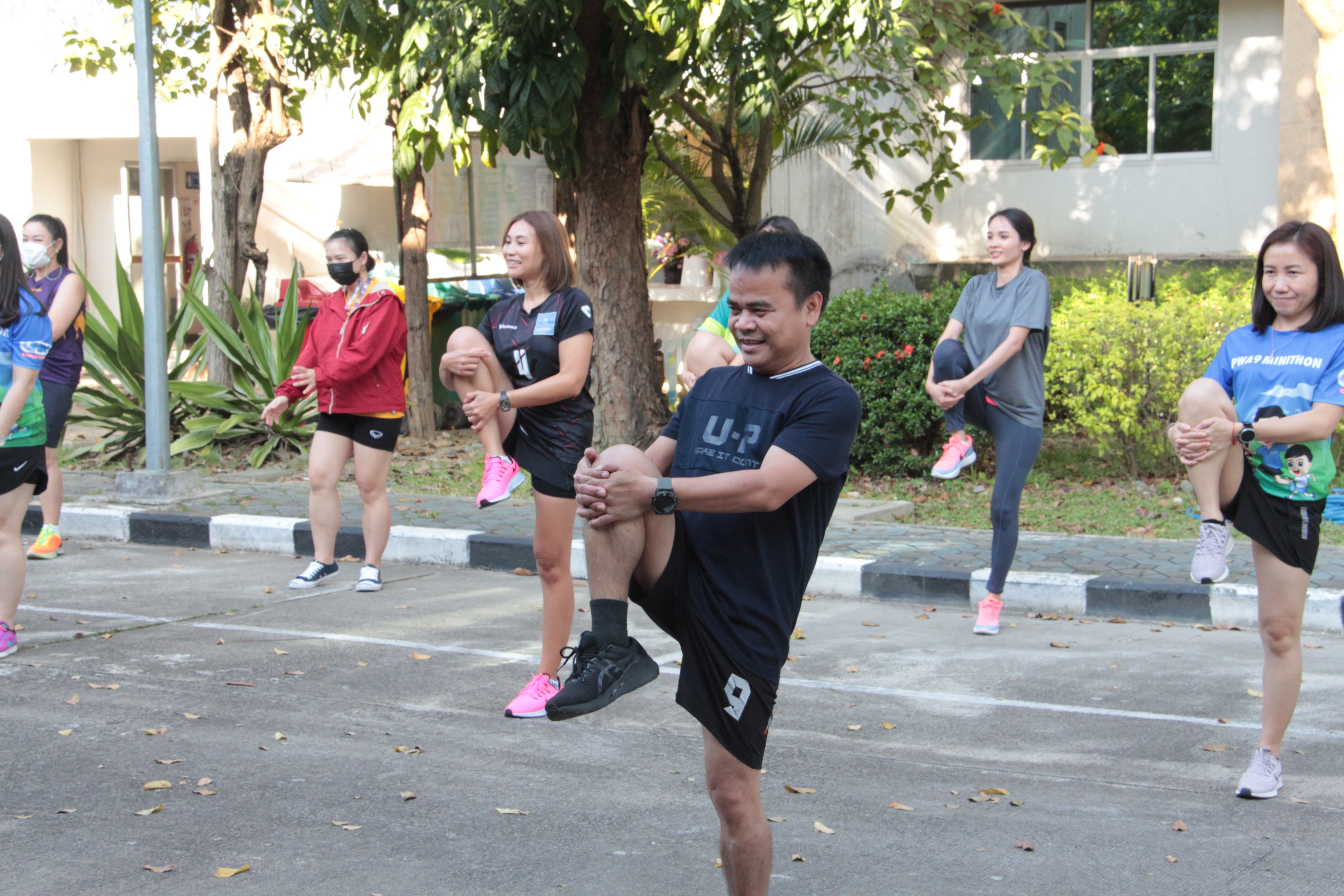 กปภ.ข.9 จัดกิจกรรมออกกำลังกายประจำวันพุธ