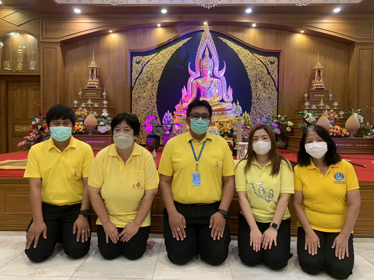 กปภ.สาขาธัญบุรี ร่วมพิธีเจริญพระพุทธมนต์ เพื่อถวายพระพรแด่สมเด็จพระเจ้าลูกเธอ เจ้าฟ้าพัชรกิติยาภา นเรนทิราเทพยวดี กรมหลวงราชสาริณีสิริพัชร มหาวัชรราชธิดา