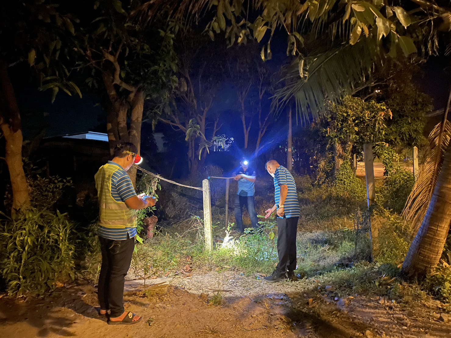 การประปาส่วนภูมิภาคสาขาขลุง ลงพื้นที่ทำ Step test สำรวจหาท่อแตก-รั่ว ครั้งที่ 10 บริเวณตำบลปากน้ำแหลมสิงห์