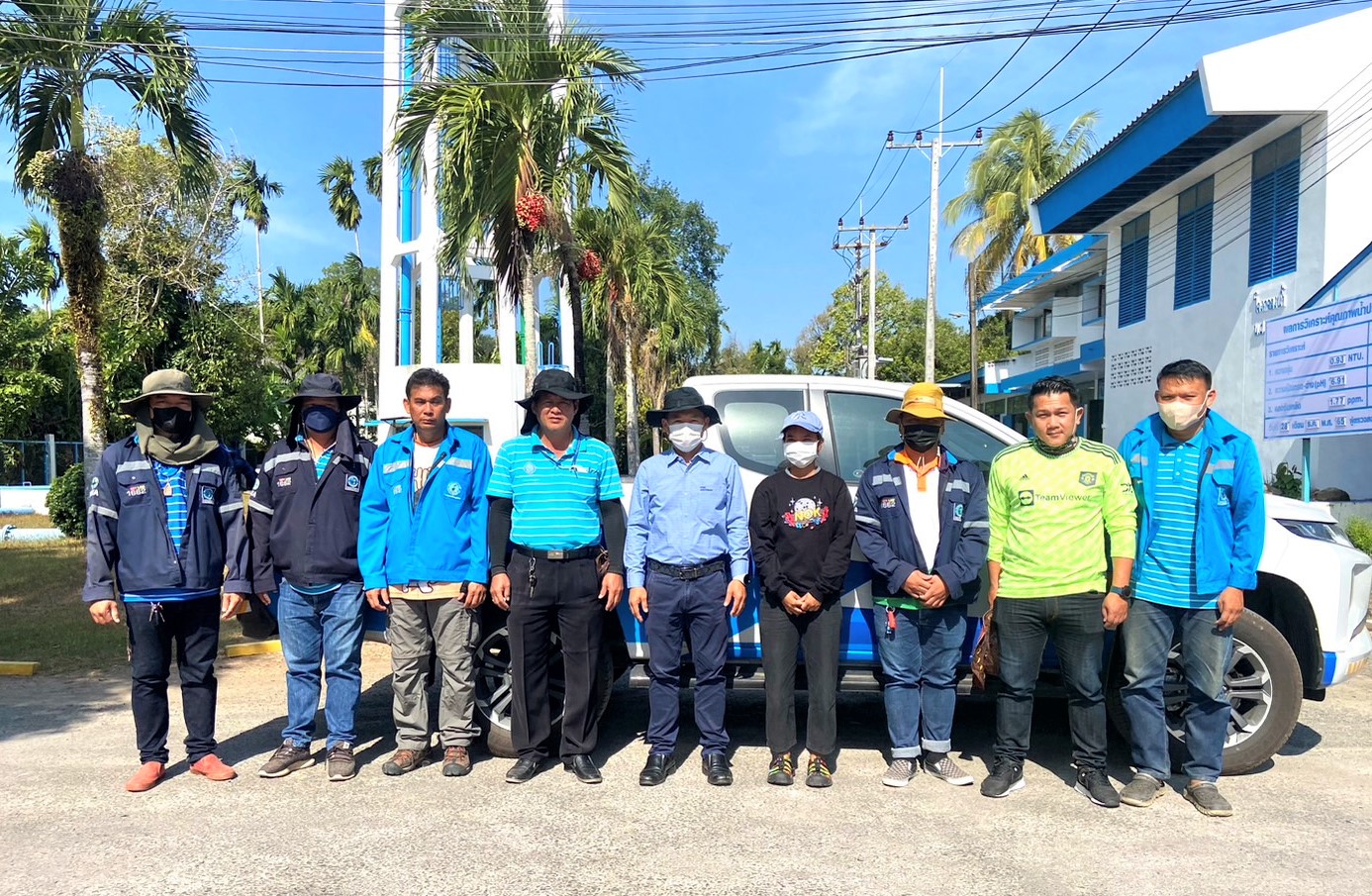 การประปาส่วนภูมิภาคสาขาขลุงลงพื้นที่หาท่อแตก-รั่ว ครั้งที่ 11 บริเวณเส้นท่อรับน้ำเก่าสะพานเวฬุ (MM04 )