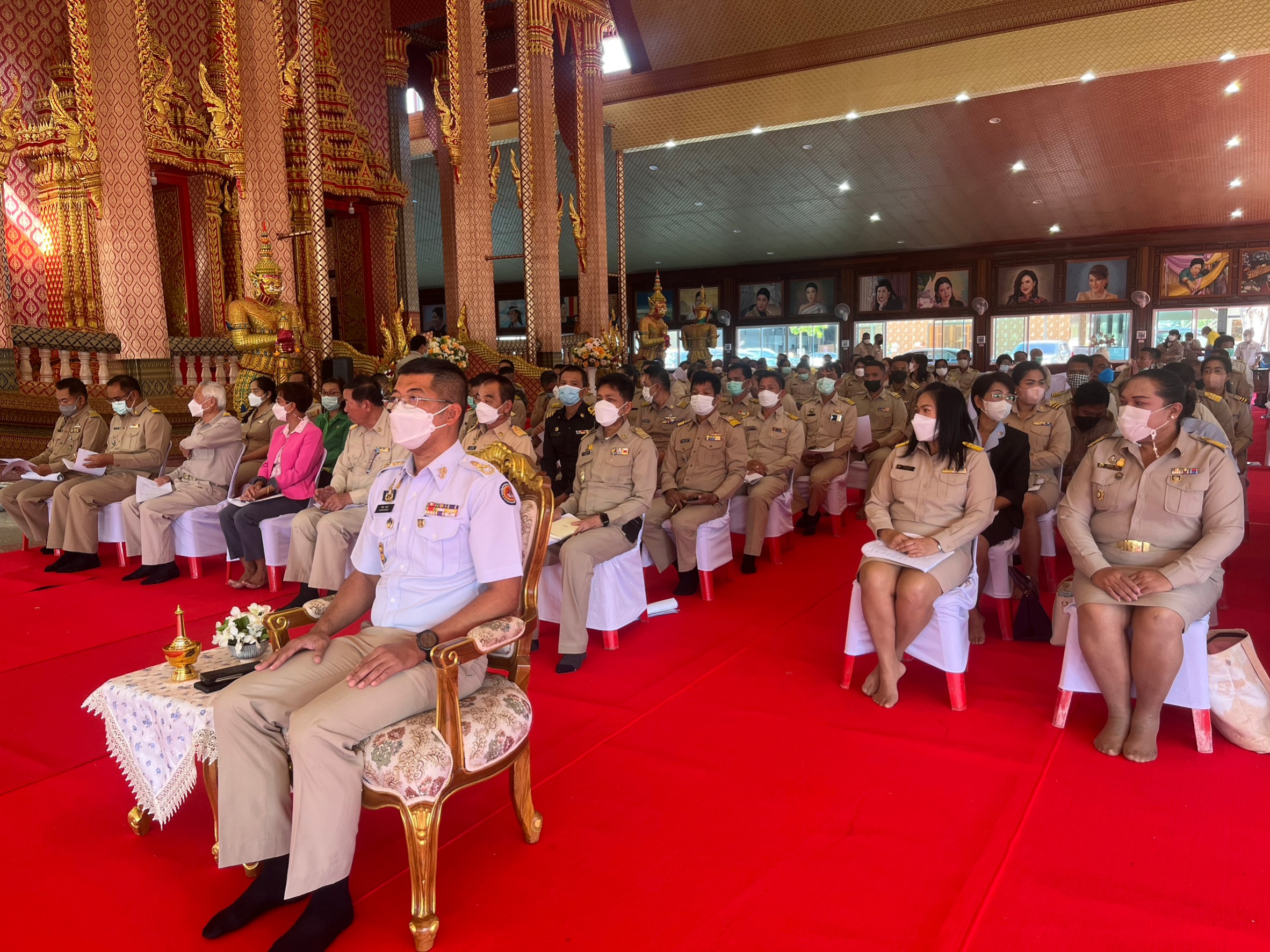 กปภ.สาขาปราณบุรี เข้าร่วมพิธีเจริญพระพุทธมนต์และเจริญจิตตภาวนาถวาย พระพรชัยมงคลแด่สมเด็จพระเจ้าลูกเธอ เจ้าฟ้าพัชรกิติยาภา นเรนทิราเทพยวดี กรมหลวงราชสาริณีสิริพัชรมหาวัชรราชธิดา