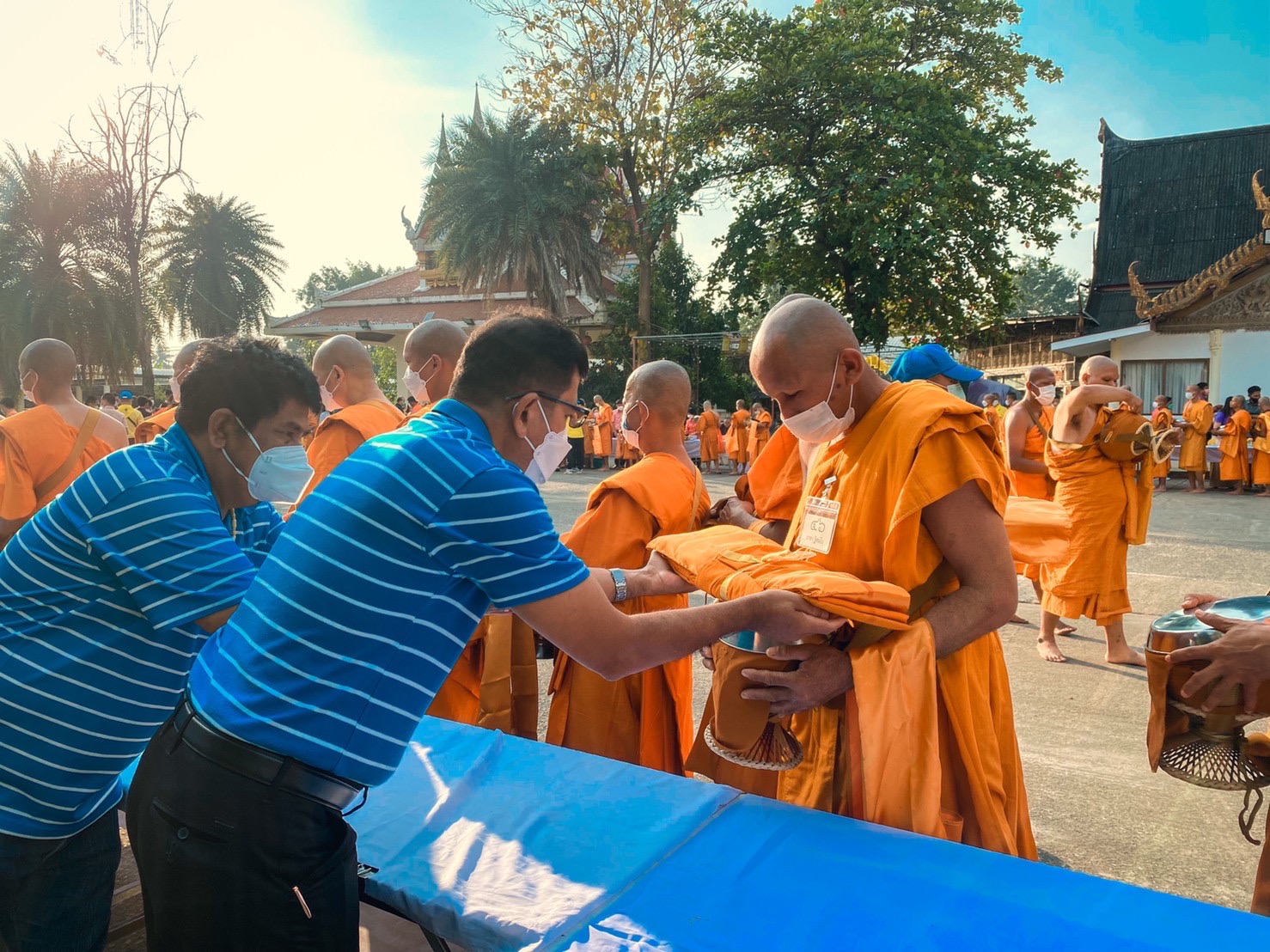 กปภ.สาขากุยบุรีเข้าร่วมกิจกรรมโครงการบรรพชาอุปสมบท 99 รูป ถวายพระพรชัยมงคลแด่สมเด็จพระเจ้าลูกเธอ เจ้าฟ้าพัชรกิติยาภา นเรนทิราเทพยวดี กรมหลวงราชสาริณีสิริพัชร มหาวัชรราชธิดา