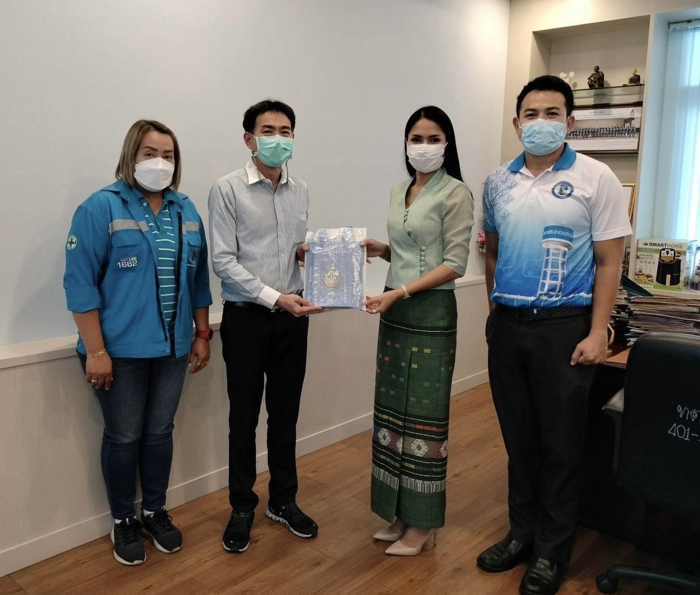 กปภ.สาขาขอนแก่น (พ) เข้าพบลูกค้าสวัสดีปีใหม่หน่วยงานราชการ ในพื้นที่จำหน่ายน้ำ กปภ.สาขาขอนแก่น (พ)