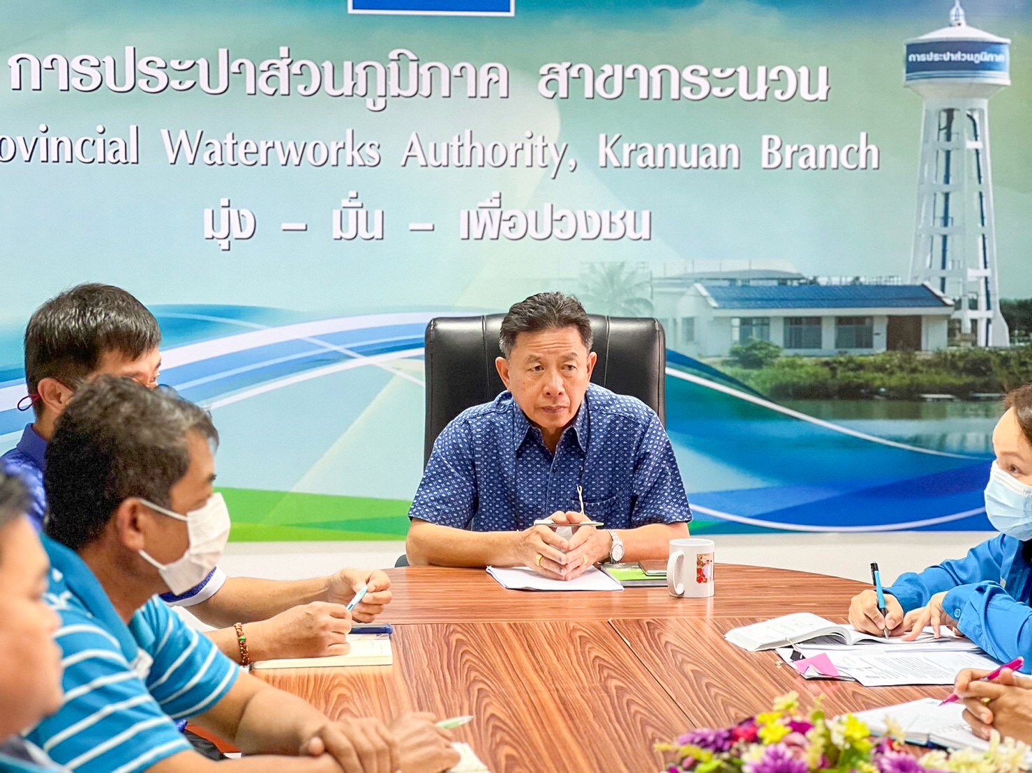 กปภ.สาขากระนวน จัดประชุมสนทนายามเช้า Morning Talk ประจำเดือน มกราคม 66 ครั้งที่ 4/66