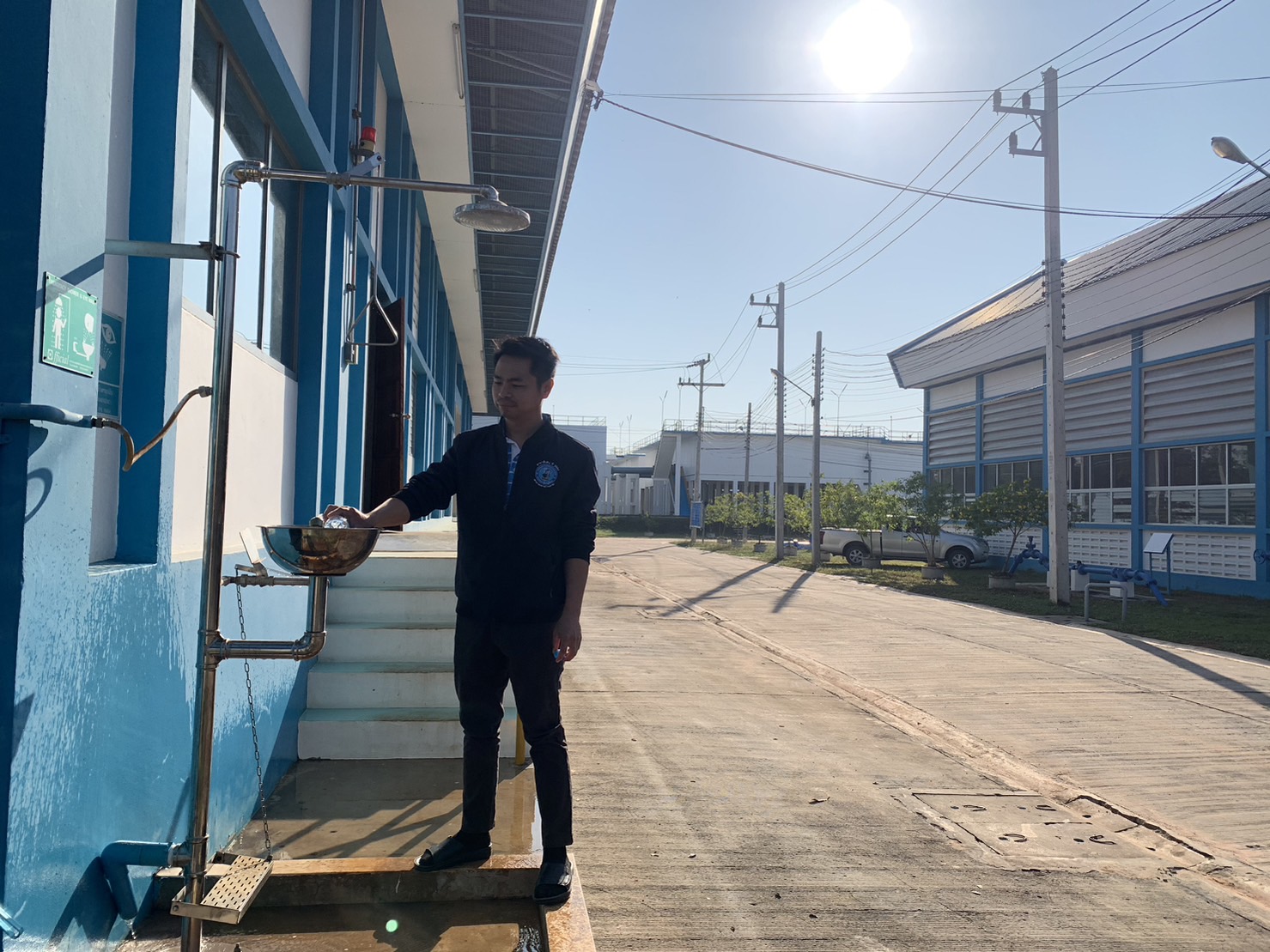 กปภ.สาขามหาสารคาม ตรวจสอบและเฝ้าระวังคุณภาพน้ำในระบบจำหน่ายตามโครงการน้ำประปาดื่มได้