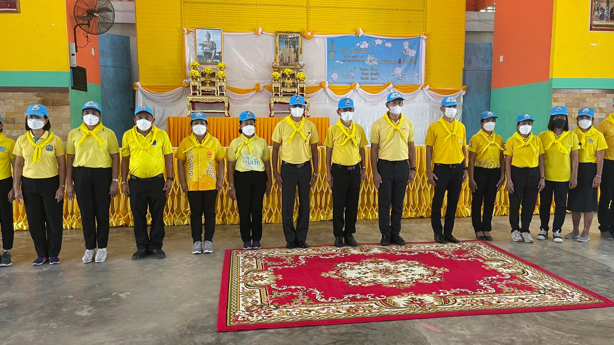 การประปาส่วนภูมิภาคสาขาชุมพรร่วมกิจกรรมจิตอาสาพัฒนาในโอกาสวันสำคัญของชาติไทย ณ โรงเรียนทุ่งตะโกวิทยา ตำบลทุ่งตะไคร้ อำเภอทุ่งตะโก จังหวัดชุมพร