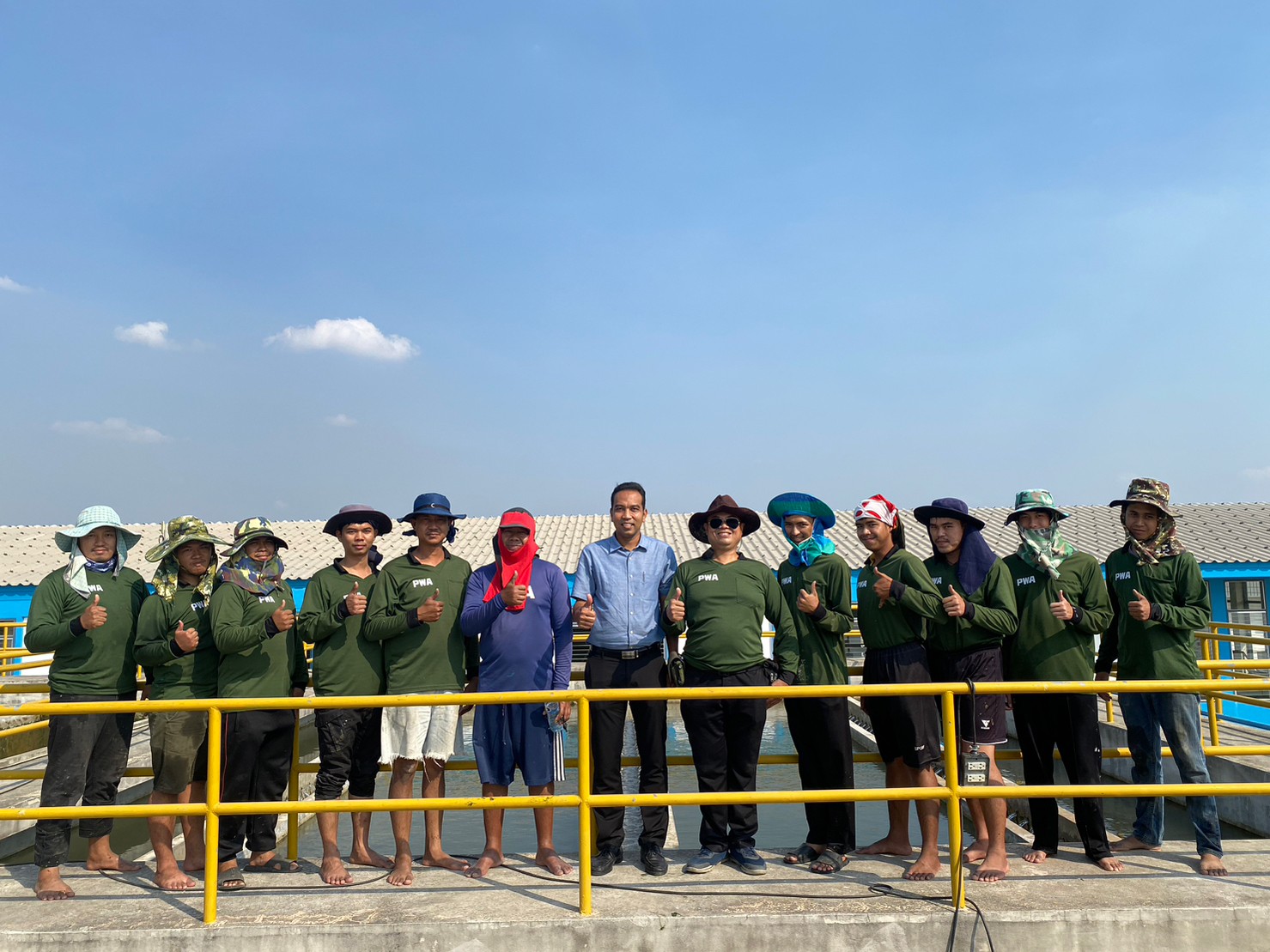กปภ.สาขาท่ามะกา ดำเนินการล้างถังตกตะกอน ตามแนวทางการดำเนินการโครงการจัดการน้ำสะอาด (WSP) ประจำเดือนมกราคม 2566 วันที่ 18 และ 19 มกราคม 2566