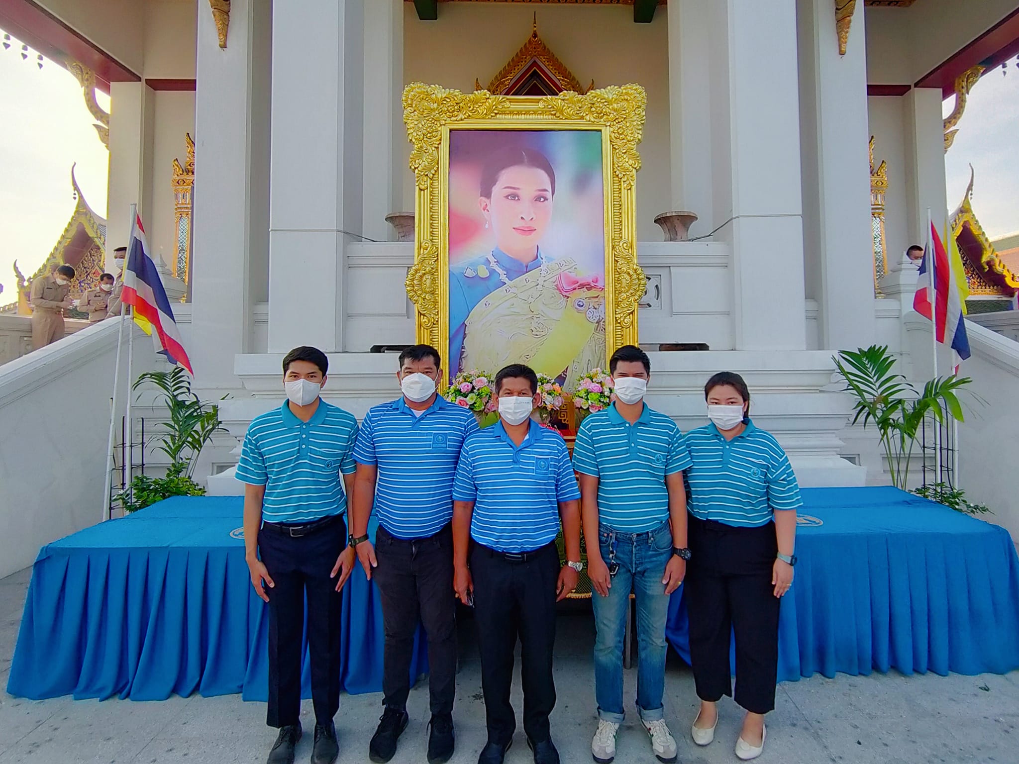 กปภ.สาขาสมุทรสาคร ร่วมพิธีบำเพ็ญกุศลเพื่อถวายพระพร สมเด็จพระเจ้าลูกเธอ เจ้าฟ้าพัชรกิติยาภา นเรนทิราเทพยวดี กรมหลวงราชสาริณีสิริพัชร มหาวัชรราชธิดา