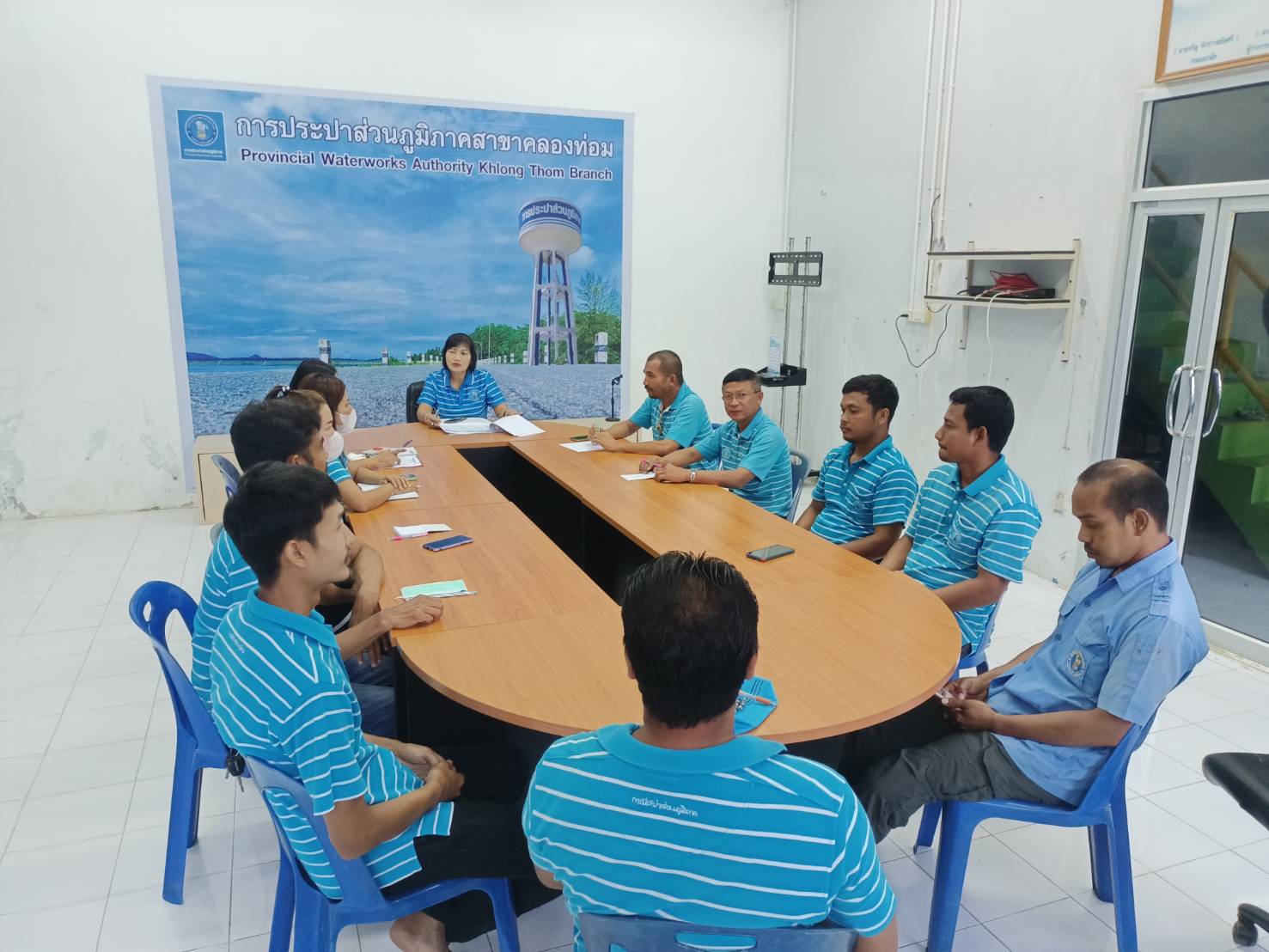 การประปาส่วนภูมิภาคสาขาคลองท่อม จัดกิจกรรม Morning Talk ครั้งที่ 4/2566