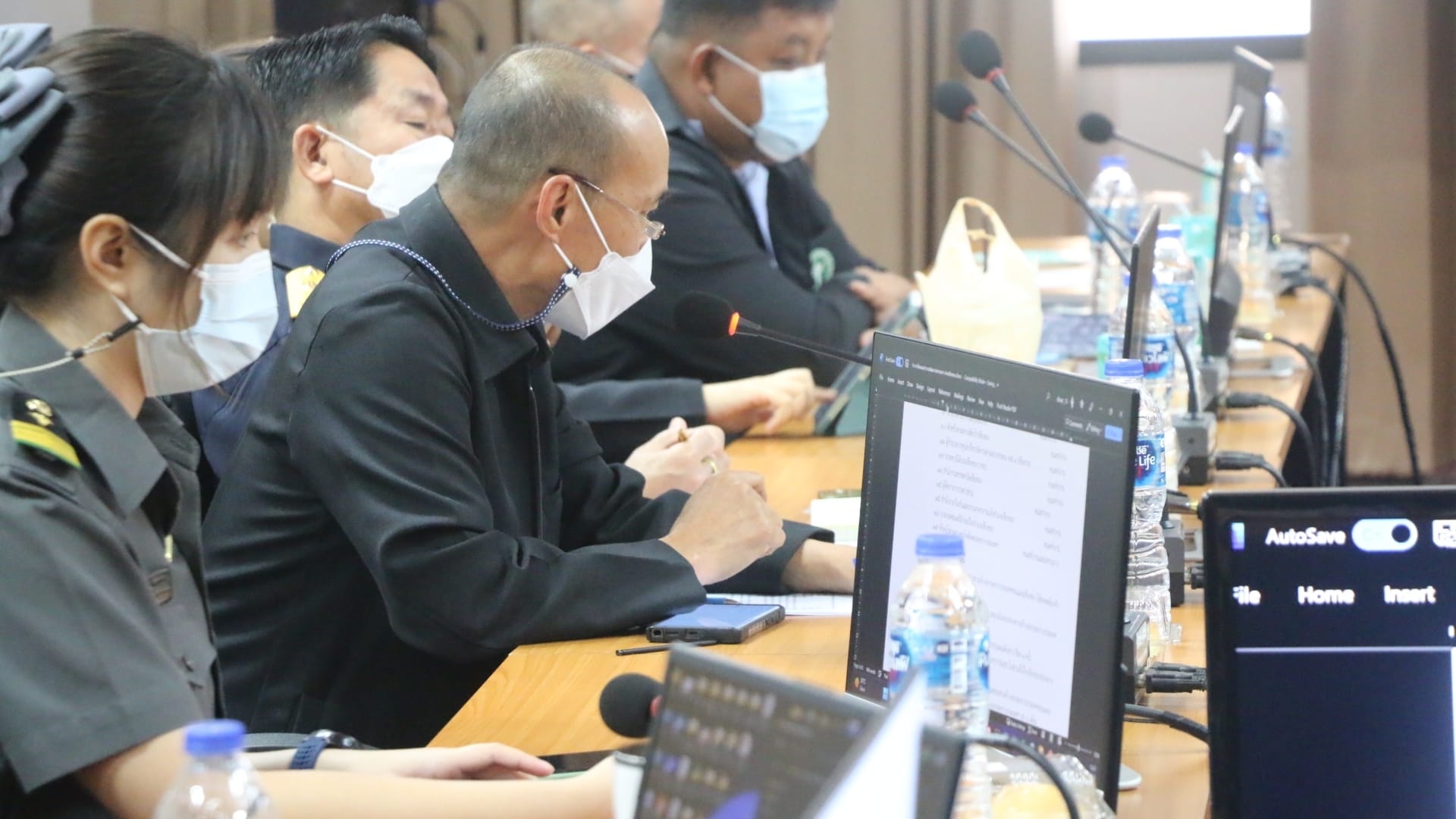 กปภ.สาขาเวียงเชียงของ ในฐานะผู้ให้บริการน้ำประปาสะอาด ตามกฎอนามัยระหว่างประเทศ (IHR : International Health Regulations) ร่วมประชุมคณะทำงานพัฒนาสมรรถนะช่องทางเข้า-ออกระหว่างประเทศด่านสะพานมิตรภาพไทย-ลาว แห่งที่ ๔ เชียงของ อำเภอเชียงของ จังหวัดเชียงราย