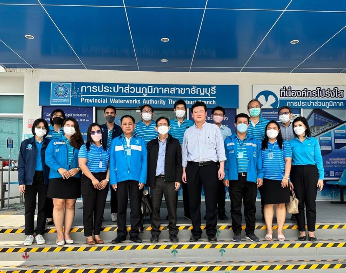 ผู้ว่าการ กปภ. ลงพื้นที่ติดตามและรับฟังปัญหาเพื่อปรับปรุงระบบ DMA ของ กปภ.สาขาธัญบุรี