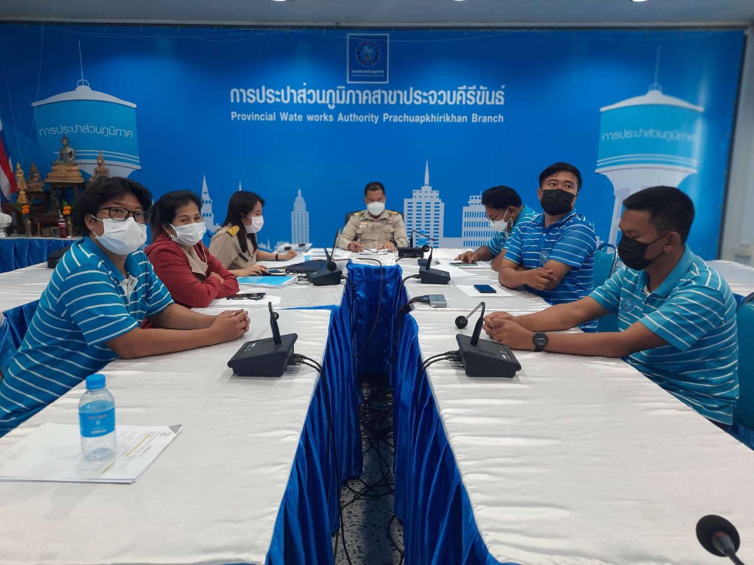 การประปาส่วนภูมิภาคสาขาประจวบคีรีขันธ์ ประชุมติดตามการดำเนินการ โครงการศูนย์ราชการสะดวก(GECC) ครั้งที่ 2/2566