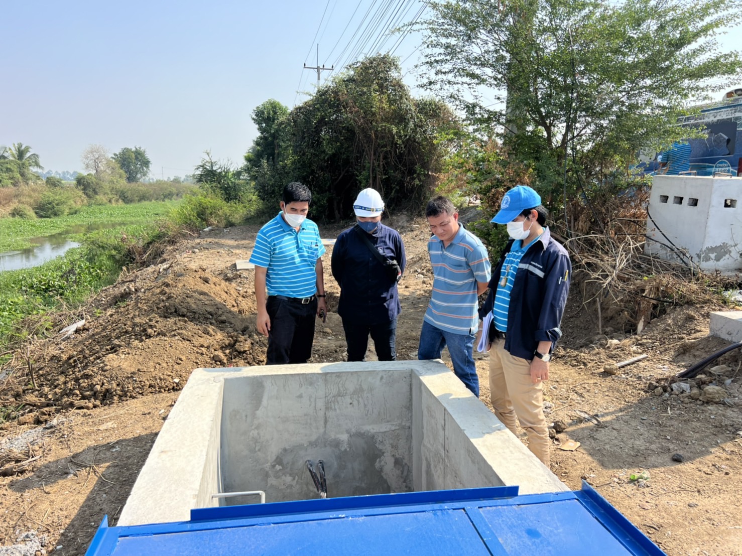 กปภ.สาขาพนมทวน ทดสอบระบบ DMAFlowmeter ทำการทดสอบตู้ไฟฟ้า, ปั๊มสูบน้ำ และหัวขับไฟฟ้า เพื่อเตรียมความพร้อมในการจ่ายน้ำ