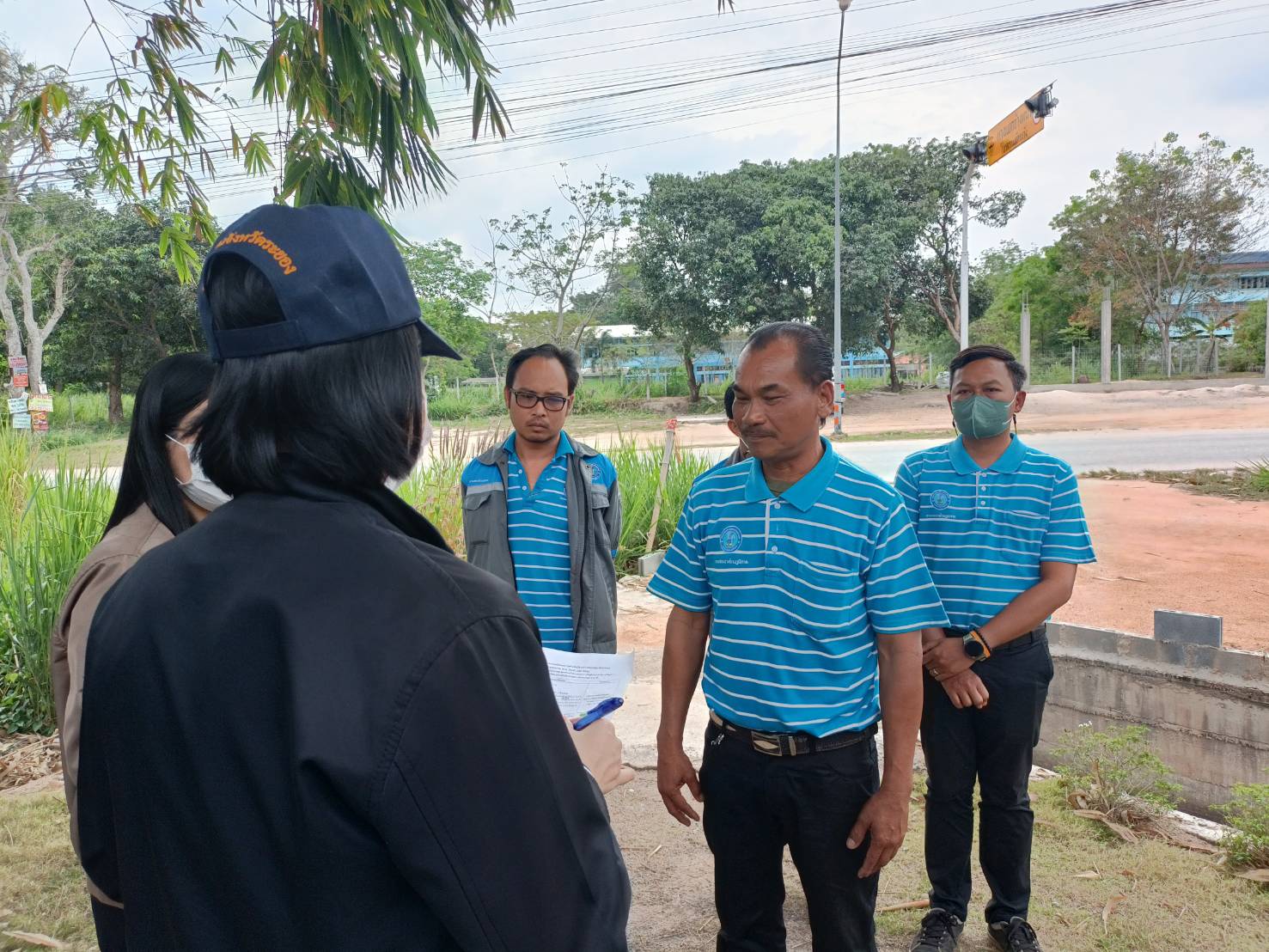 สาขาบ้านฉาง ให้สัมภาษณ์ผลลัพธ์งานวางท่องบ สนง.จ.ระยอง