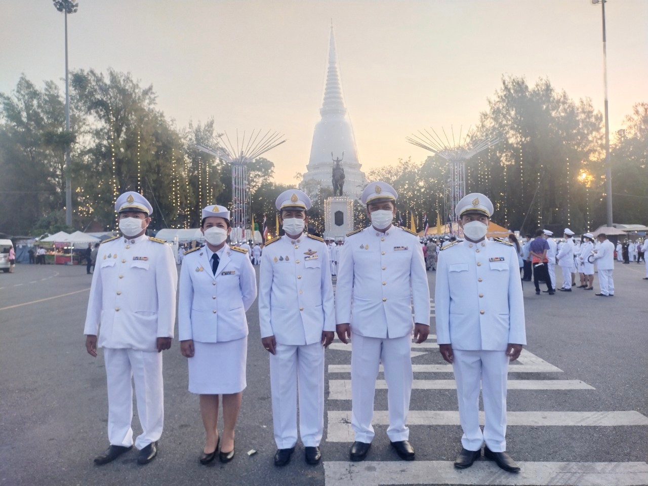 กปภ.สาขาอู่ทอง เข้าร่วมพิธีวางพานพุ่ม ถวายราชสักการะสมเด็จพระนเรศวรมหาราช และพิธีเปิดงานอนุสรณ์ดอนเจดีย์ ประจำปี 2566