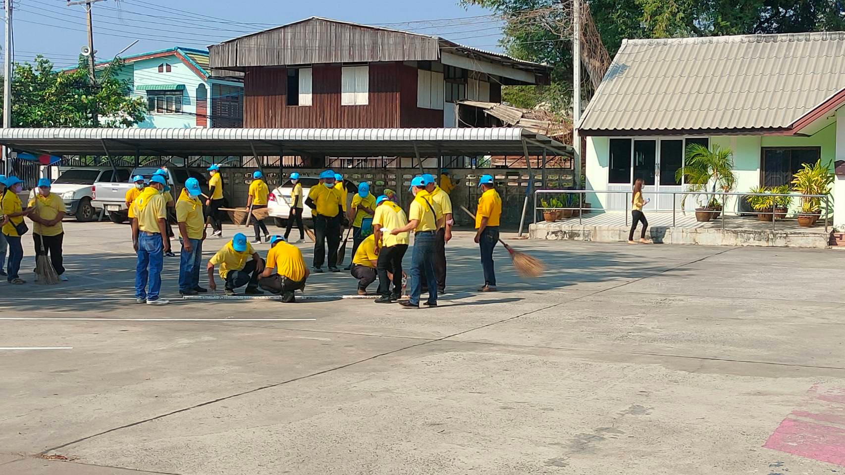 กปภ.สาขาโนนสูง เข้าร่วมกิจกรรม จิตอาสาพัฒนา ทำความสะอาด ปรับปรุงภูมิทัศน์