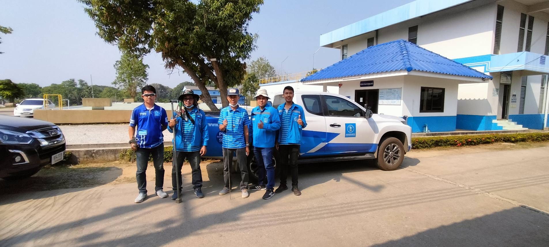 กปภ.สาขากาญจนบุรี ดำเนินการปรับทิศทางการจ่ายน้ำ