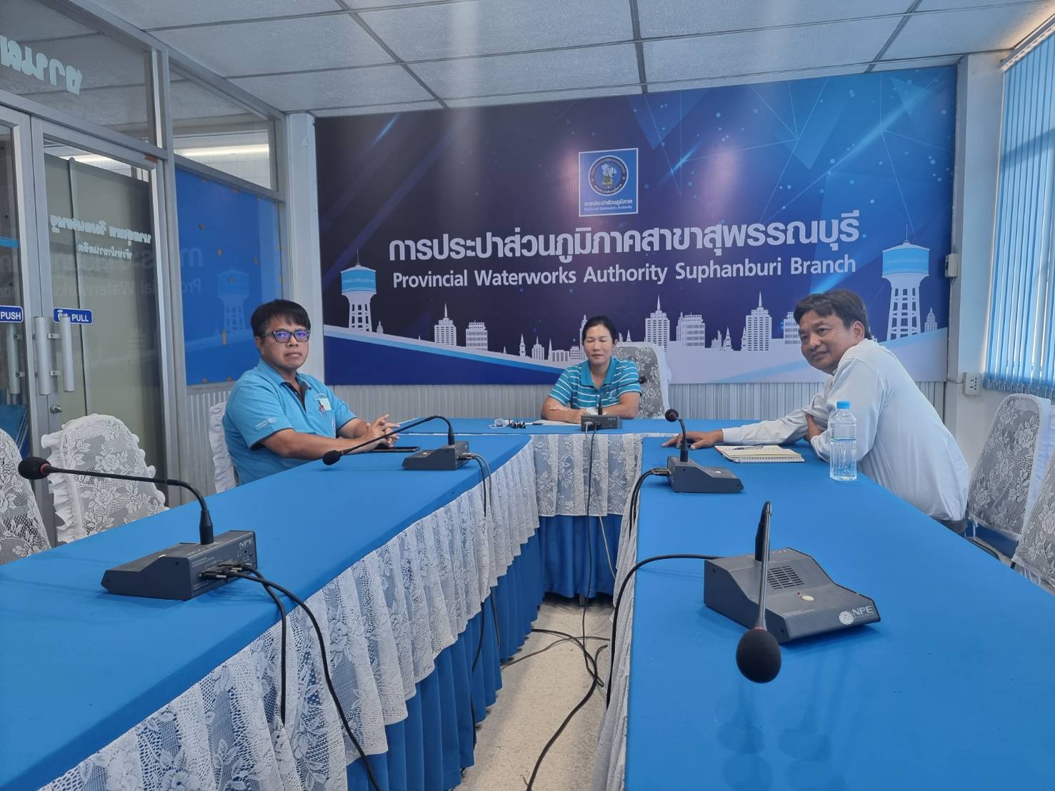 กปภ.สาขาสุพรรณบุรีเข้าร่วมประชุม คณะทำงานขับเคลื่อนภารกิจยุทธศาสตร์ภารกิจควบคุมน้ำสูญเสีย
