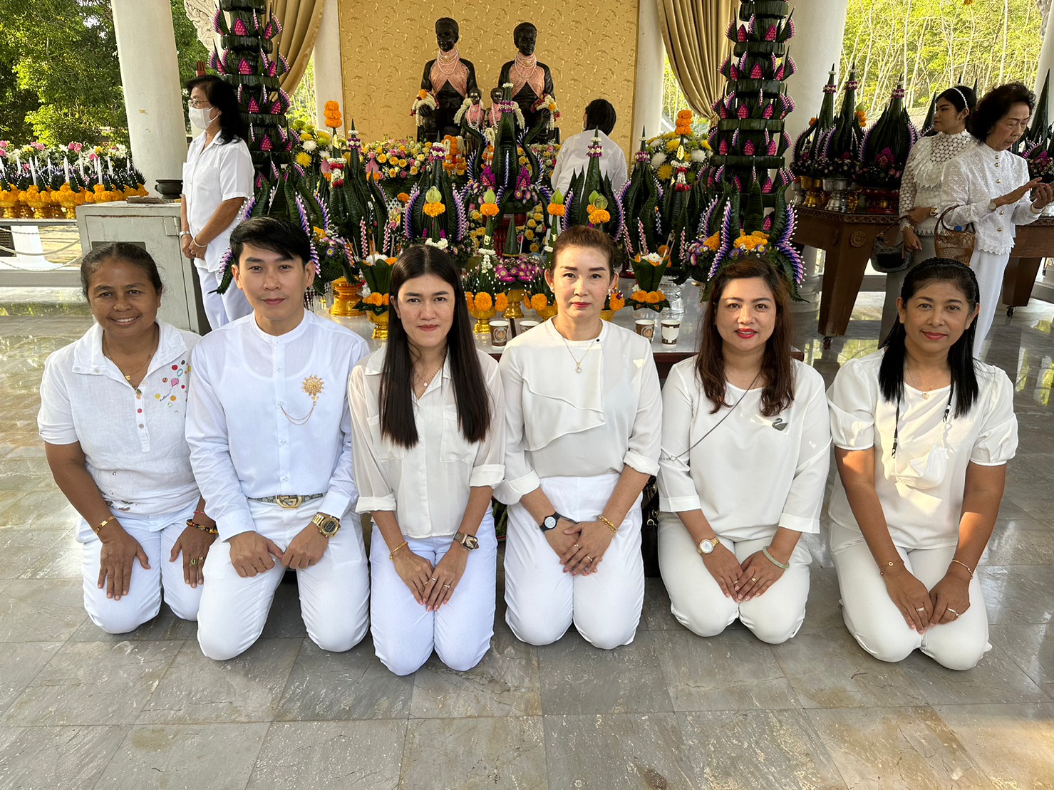กปภ.สาขาภูเก็ต ร่วมพิธีทำบุญตักบาตร และพิธีบวงสรวงปู่ย่า ตายาย บรรพชนผู้กล้าเมืองถลาง