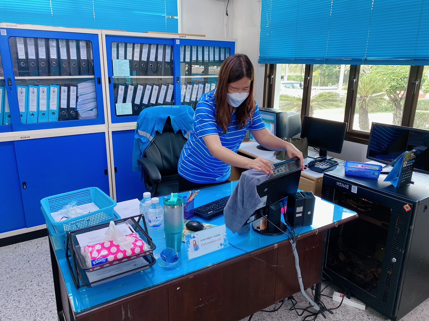 การประปาส่วนภูมิภาคสาขากุยบุรี จัดกิจกรรม 5 ส. (Big Cleaning Day)