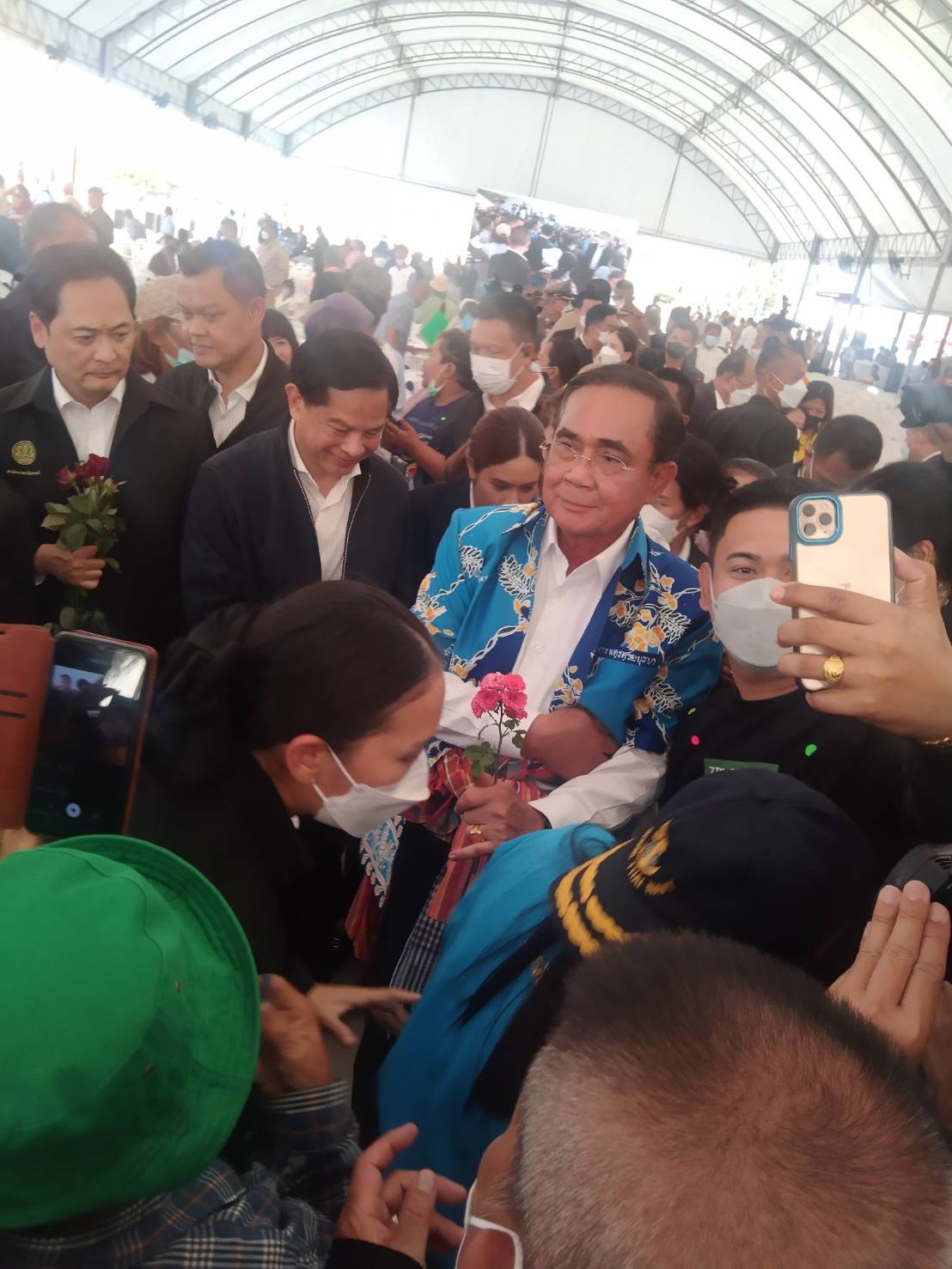 การประปาส่วนภูมิภาคสาขาพระนครศรีอยุธยา(พ) ร่วมต้อนรับนายกรัฐมนตรีเดินทางมาตรวจราชการ ณ จังหวัดพระนครศรีอยุธยา