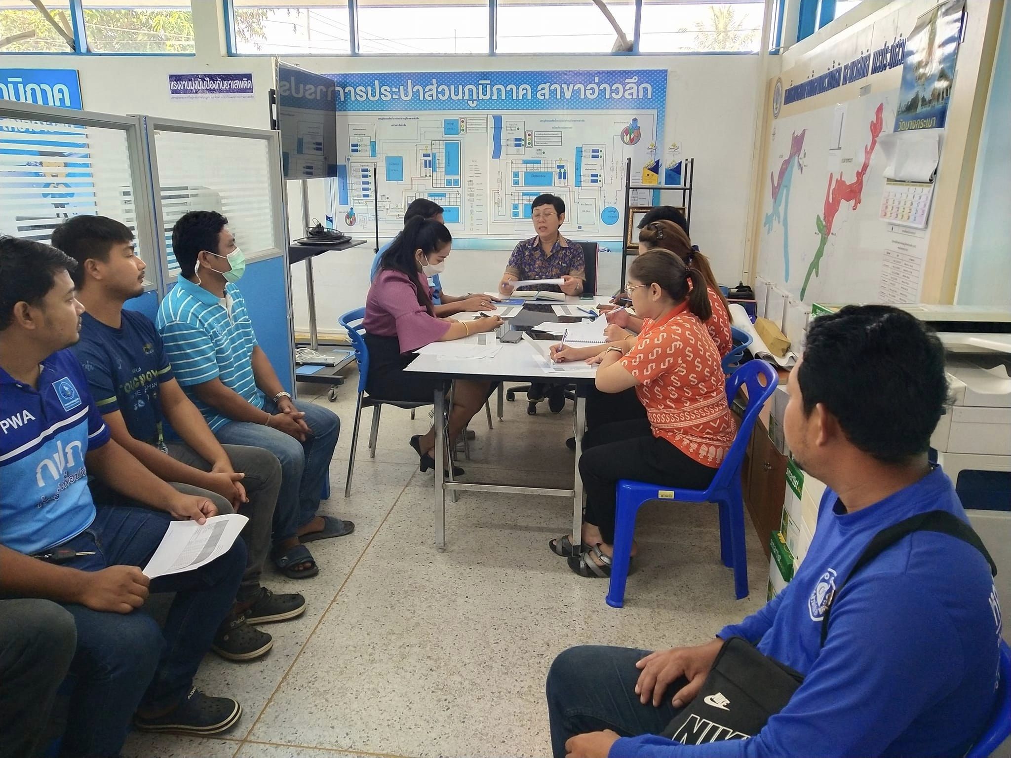 การประปาส่วนภูมิภาคสาขาอ่าวลึก ร่วมจัดกิจกรรมสนทนายามเช้า (Morning Talk) ครั้งที่ 6/2566 ประจำเดือนมีนาคม 2566
