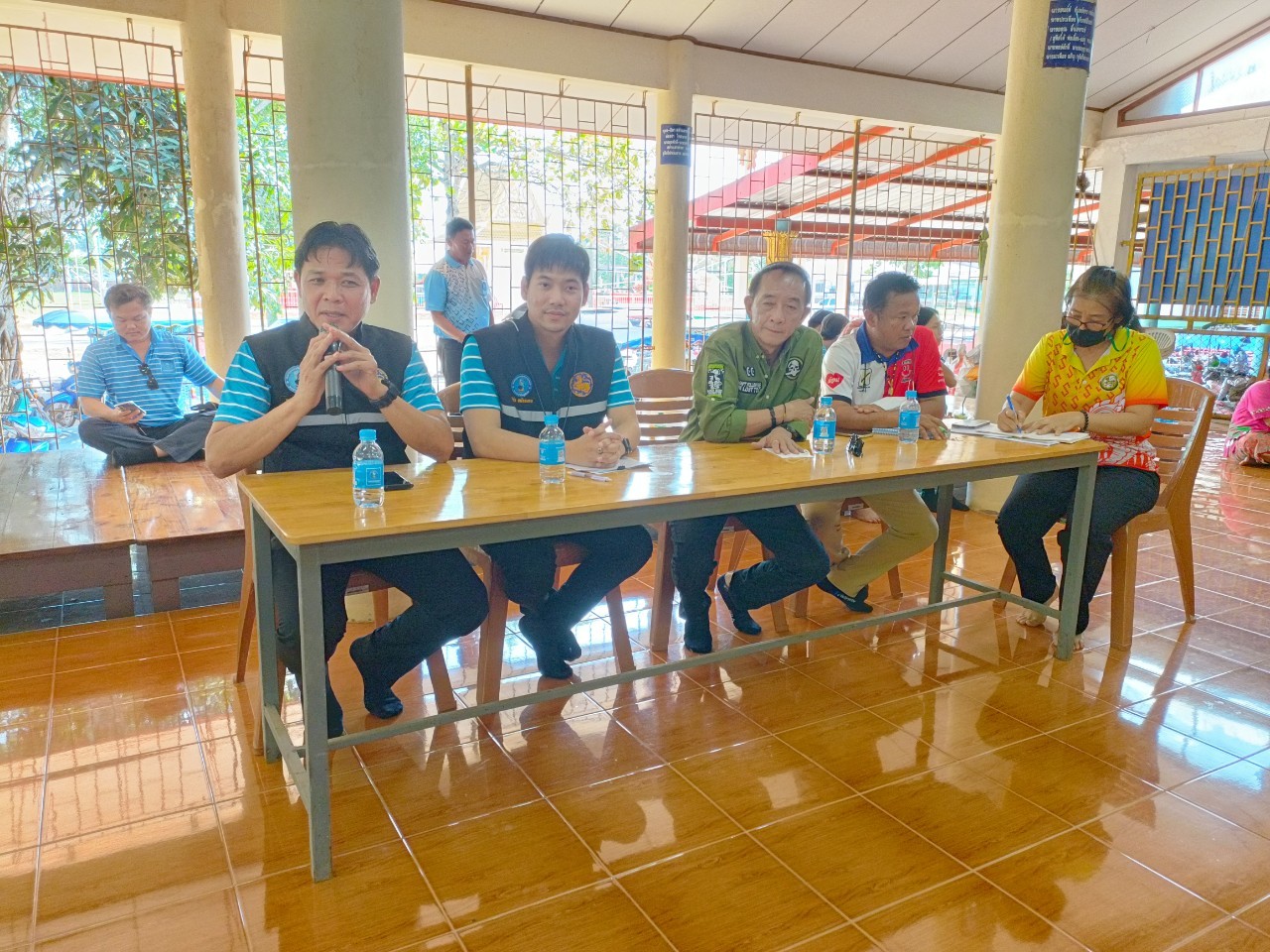 การประปาส่วนภูมิภาคสาขาปากน้ำประแสร์ ร่วมประชุมประชาคมผู้ใช้น้ำ ม.6 ต.ทุ่งควายกิน