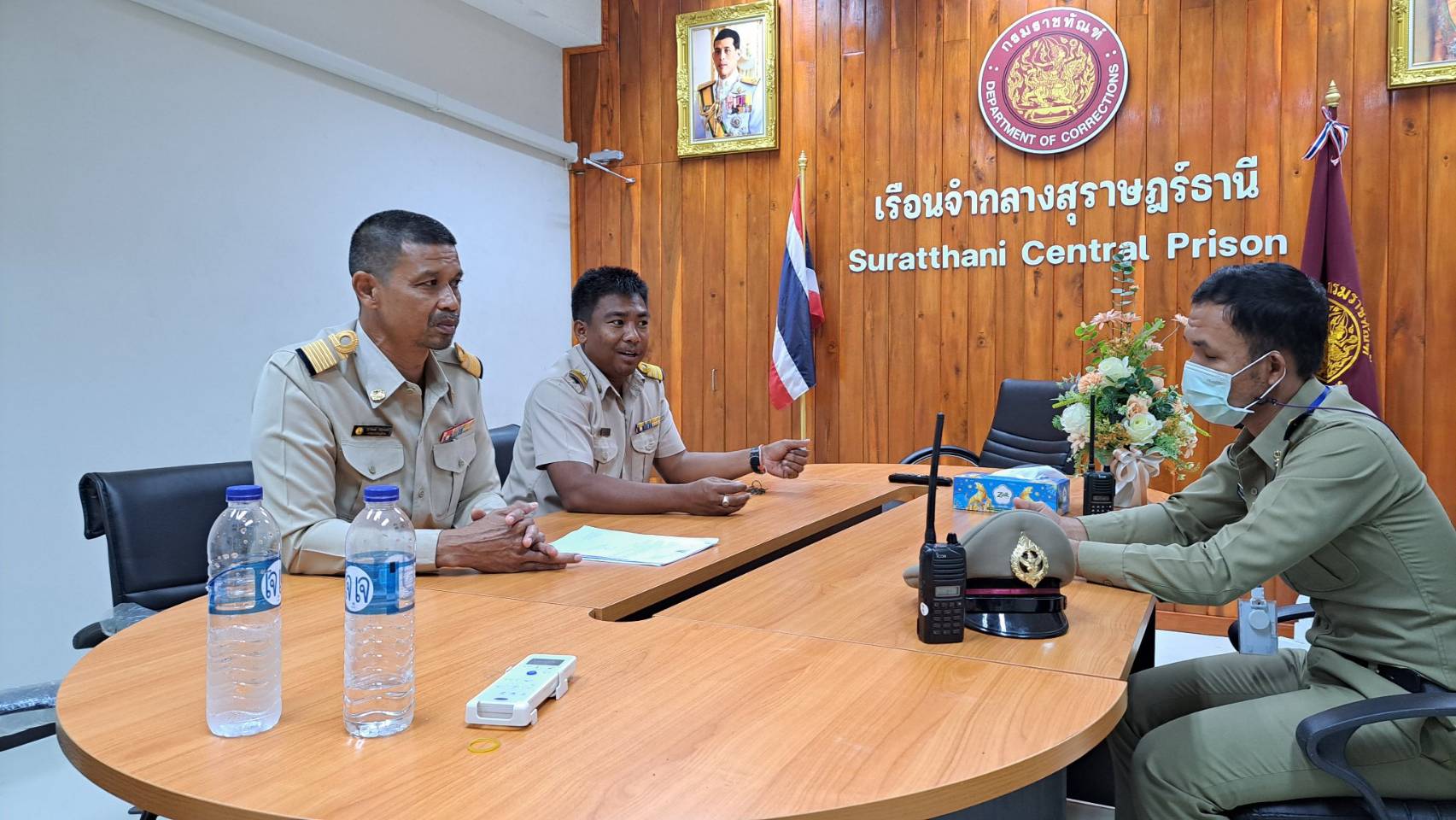 การประปาส่วนภูมิภาคสาขากาญจนดิษฐ์ เข้าพบปะพูดคุย เรื่องการบริหารจัดการน้ำและการจ่ายน้ำให้กับเรือนจำกลางจังหวัดสุราษฎร์ธานี