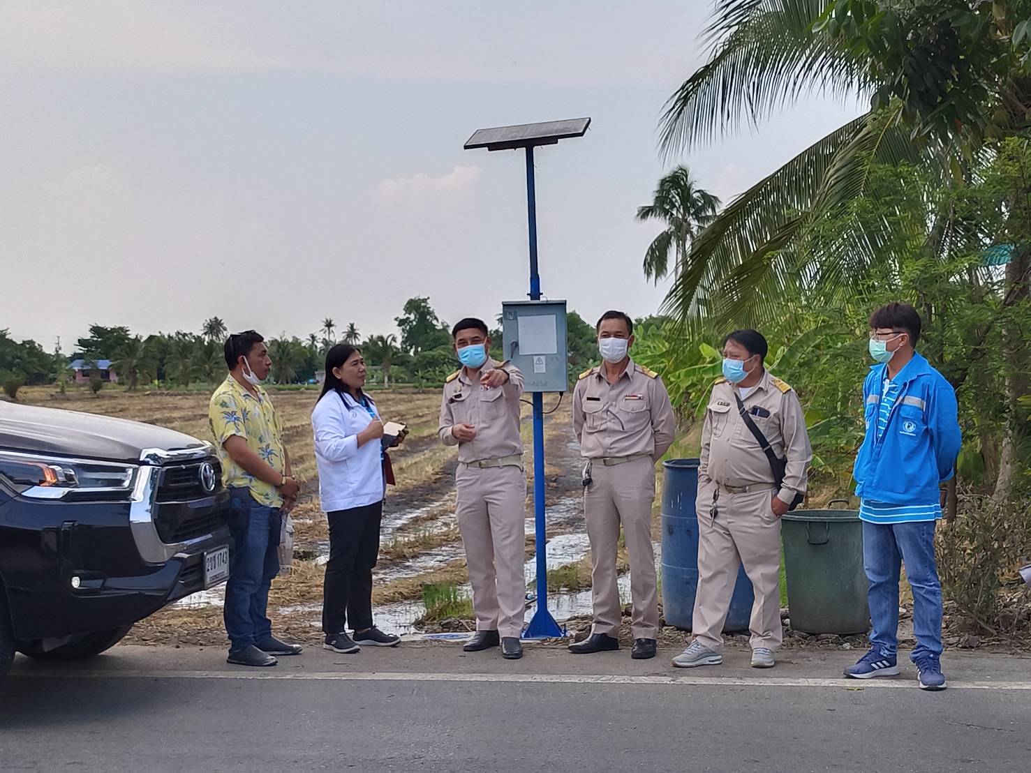 กปภ.สาขาอ้อมน้อย ร่วมกับ กปภ.สาขานครปฐม ลงพื้นที่เพื่อบริหารจัดการแรงดันน้ำให้เพียงพอต่อความต้องการของลูกค้า