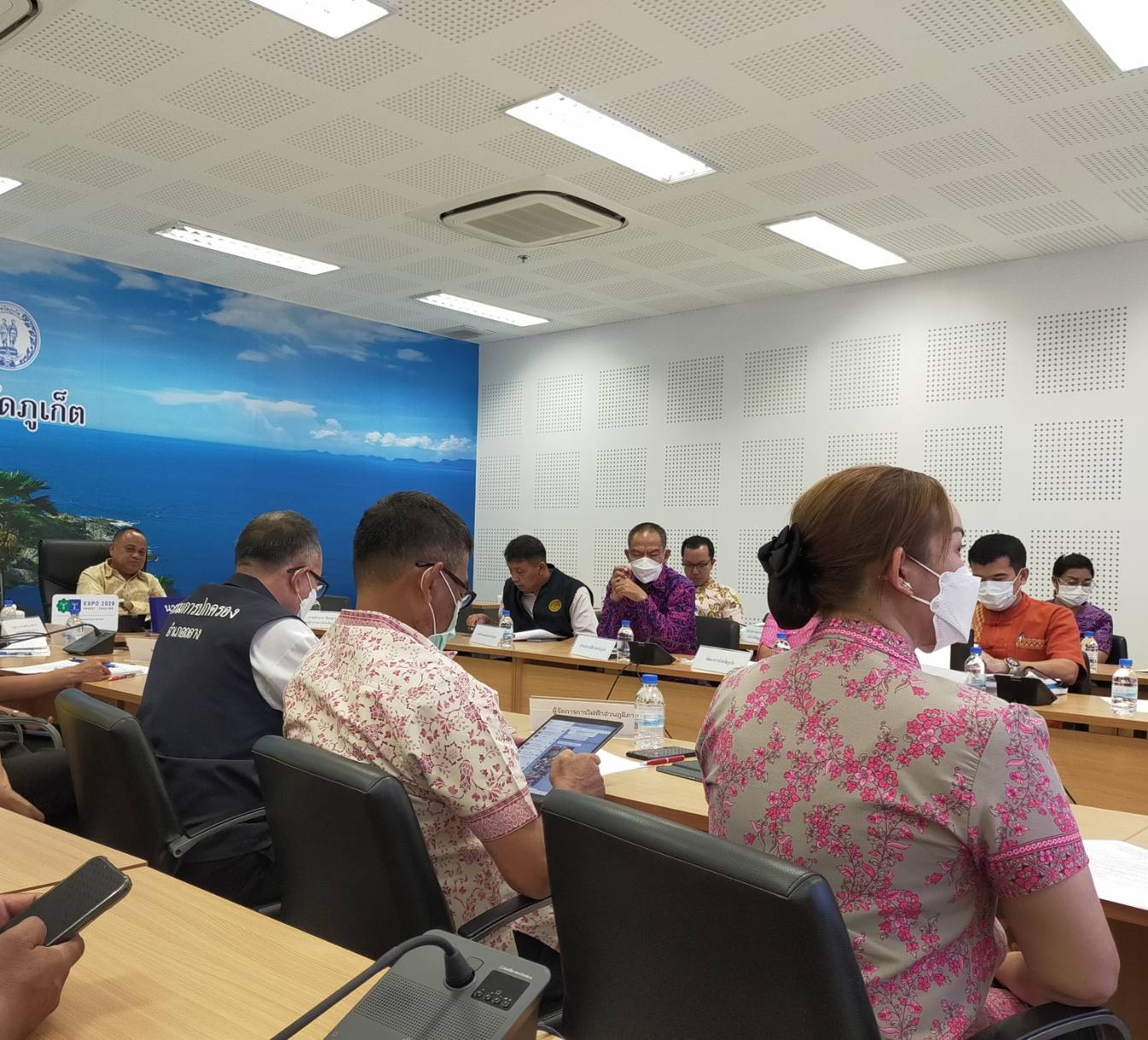 กปภ.สาขาภูเก็ต เข้าร่วมประชุมขับเคลื่อนและติดตามนโยบายของรัฐบาล และภารกิจสำคัญของปลัดกระทรวงมหาดไทยประจำปีงบประมาณ พ.ศ. 2566 (เดือนเมษายน 2566)