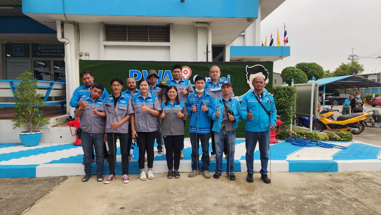 กปภ.สาขาอ้อมน้อย ลงพื้นที่ทำกิจกรรมลดน้ำสูญเสียเชิงรุก (ALC)