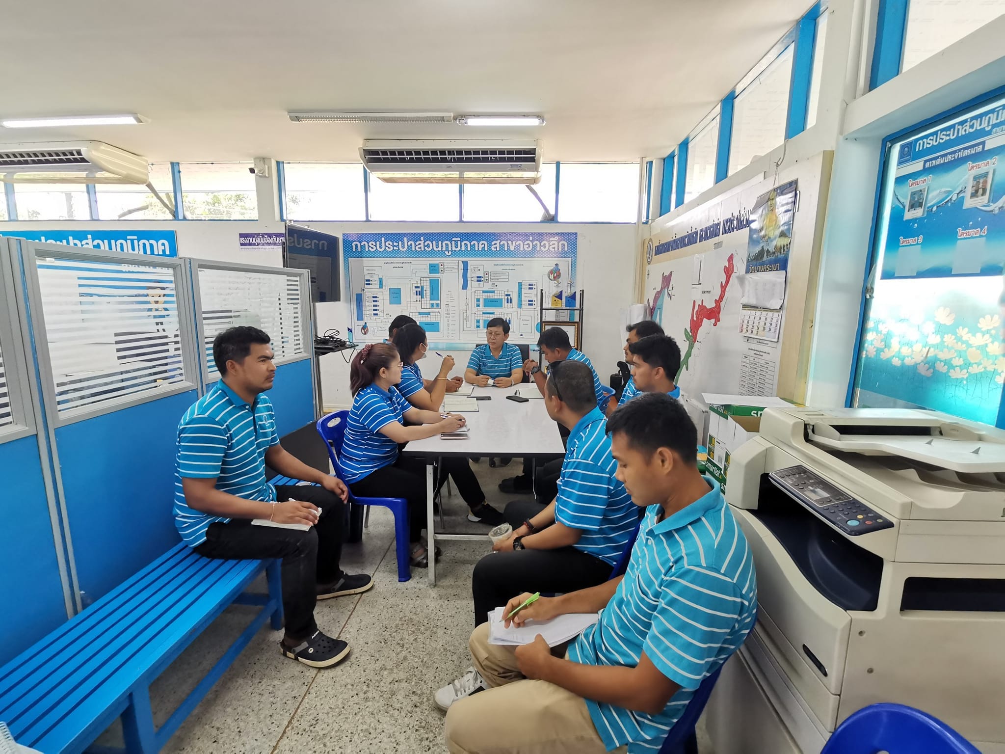 การประปาส่วนภูมิภาคสาขาอ่าวลึก ร่วมจัดกิจกรรมสนทนายามเช้า (Morning Talk) ครั้งที่ 8/2566 ประจำเดือนพฤษภาคม 2566