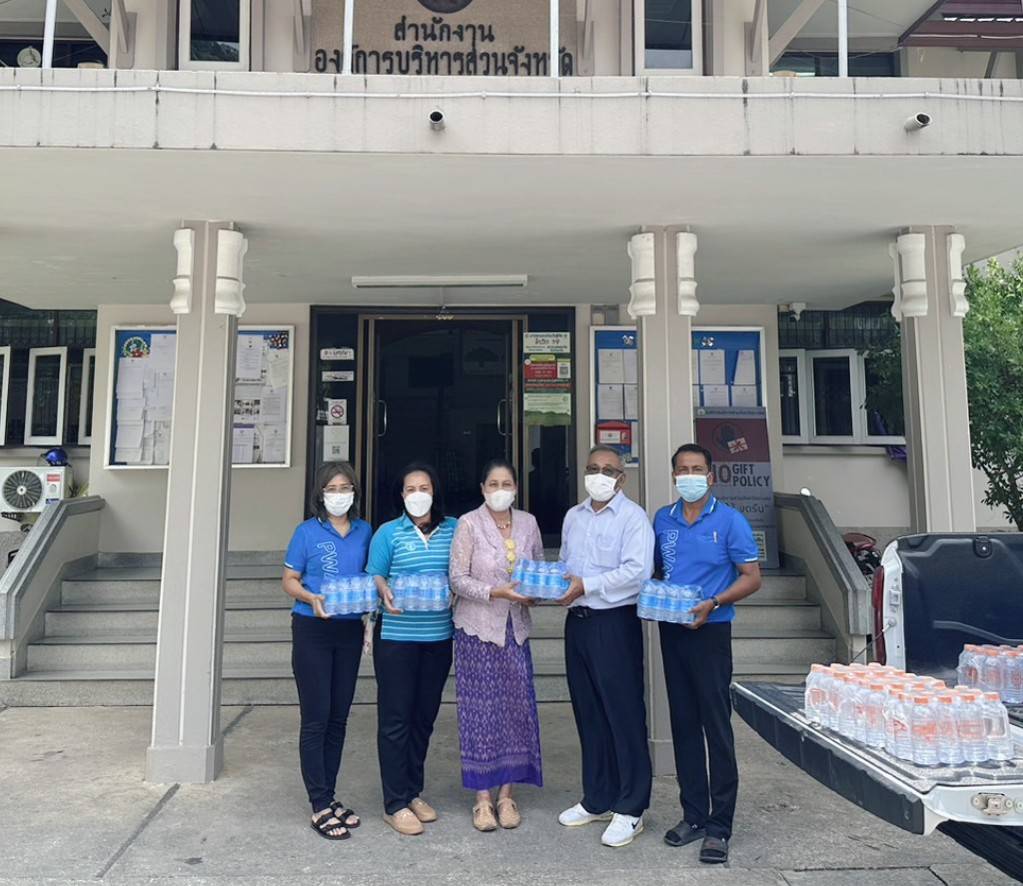 กปภ.สาขาระนอง สนับสนุนน้ำดื่ม กิจกรรมเดิน-วิ่ง เฉลิมพระเกียรติ พระบาทสมเด็จพระเจ้าอยู่หัว เนื่องในวันฉัตรมงคล จ.ระนอง