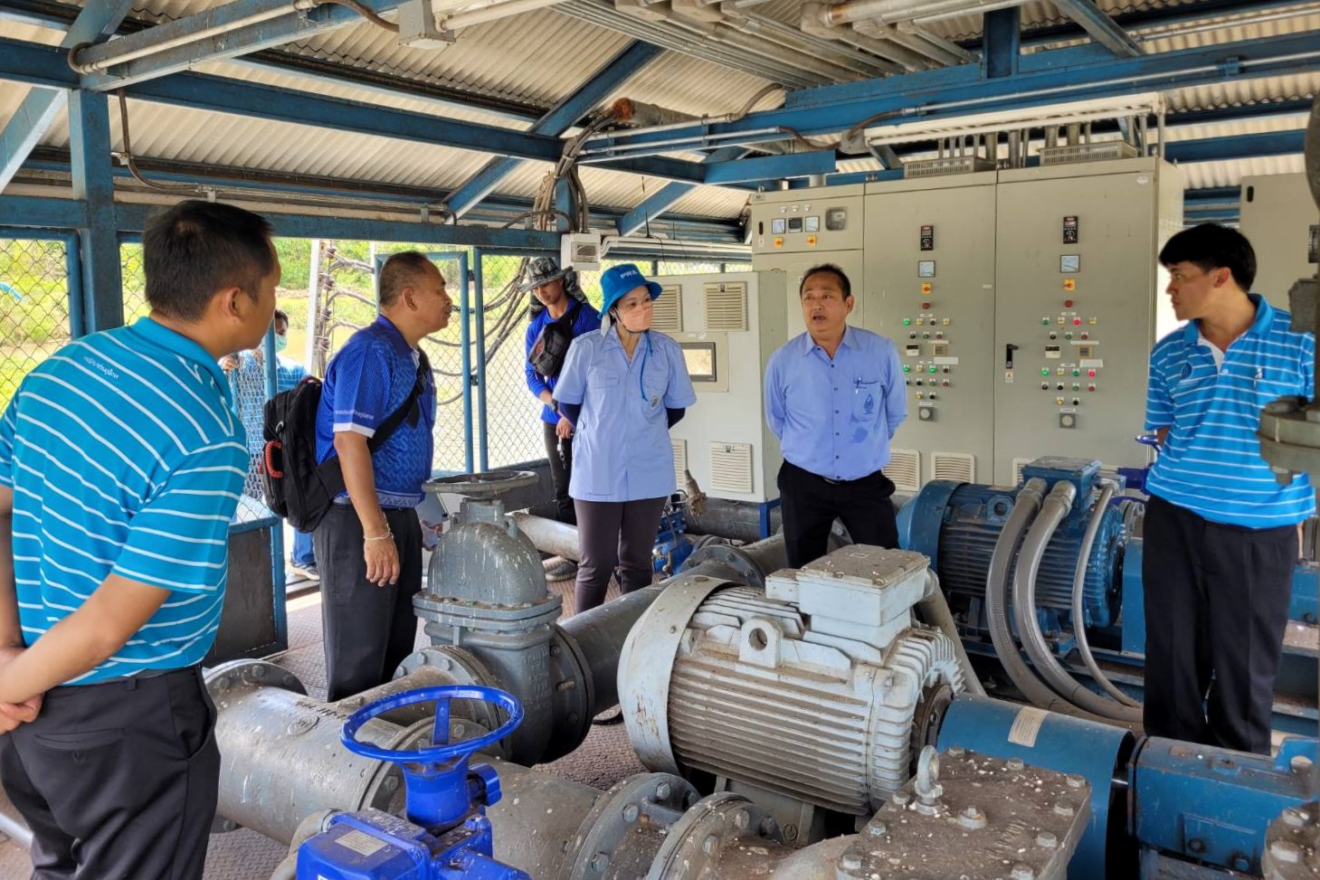 ผอ.กปภ.ข.6 ลงพื้นที่ตรวจเยี่ยมและติดตามสถานการณ์น้ำ กปภ.สาขาหนองบัวแดง จ.ชัยภูมิ