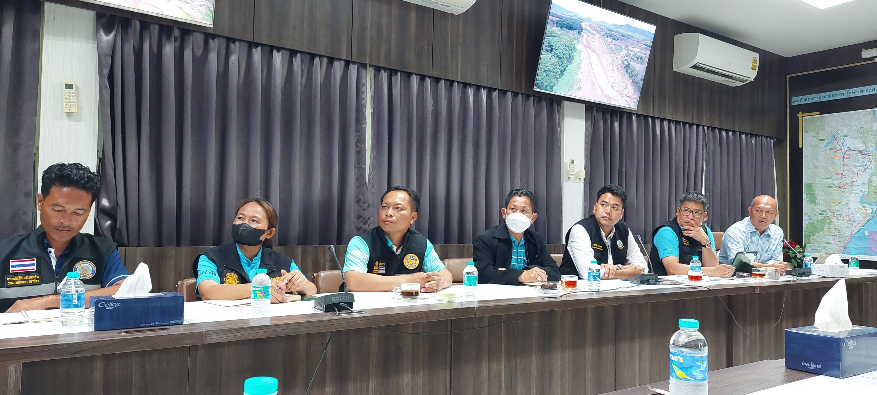 การประปาส่วนภูมิภาคสาขาปราณบุรี เข้าร่วมประชุมติดตามการแก้ไขปัญหาภัยแล้ง